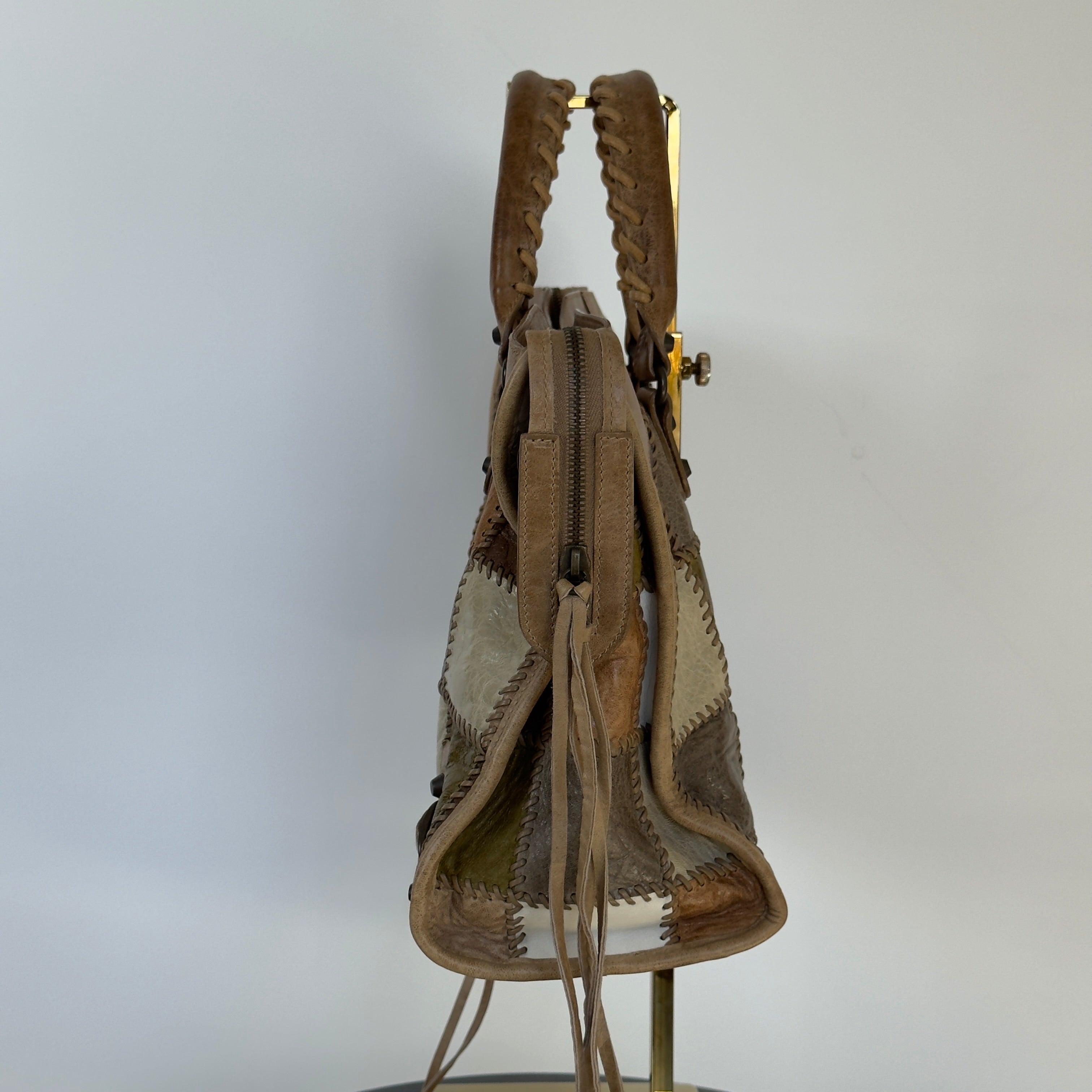 Balenciaga Agneau Patchwork City Bag - Queen May