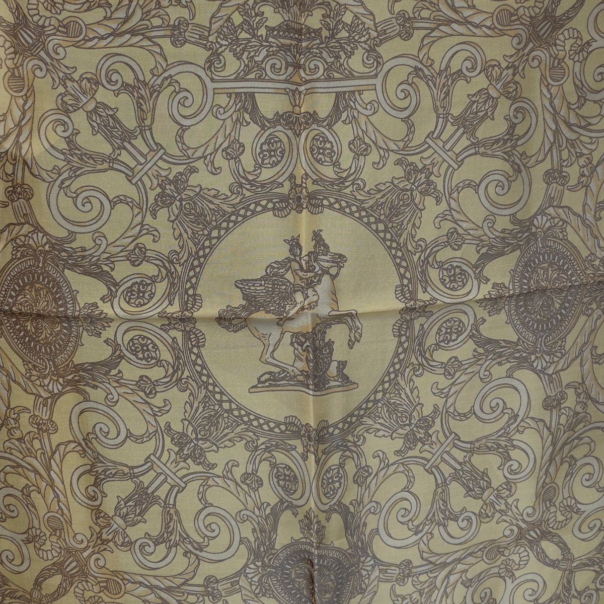 Hermes Les Tuileries 45 cm Silk Chiffon Scarf