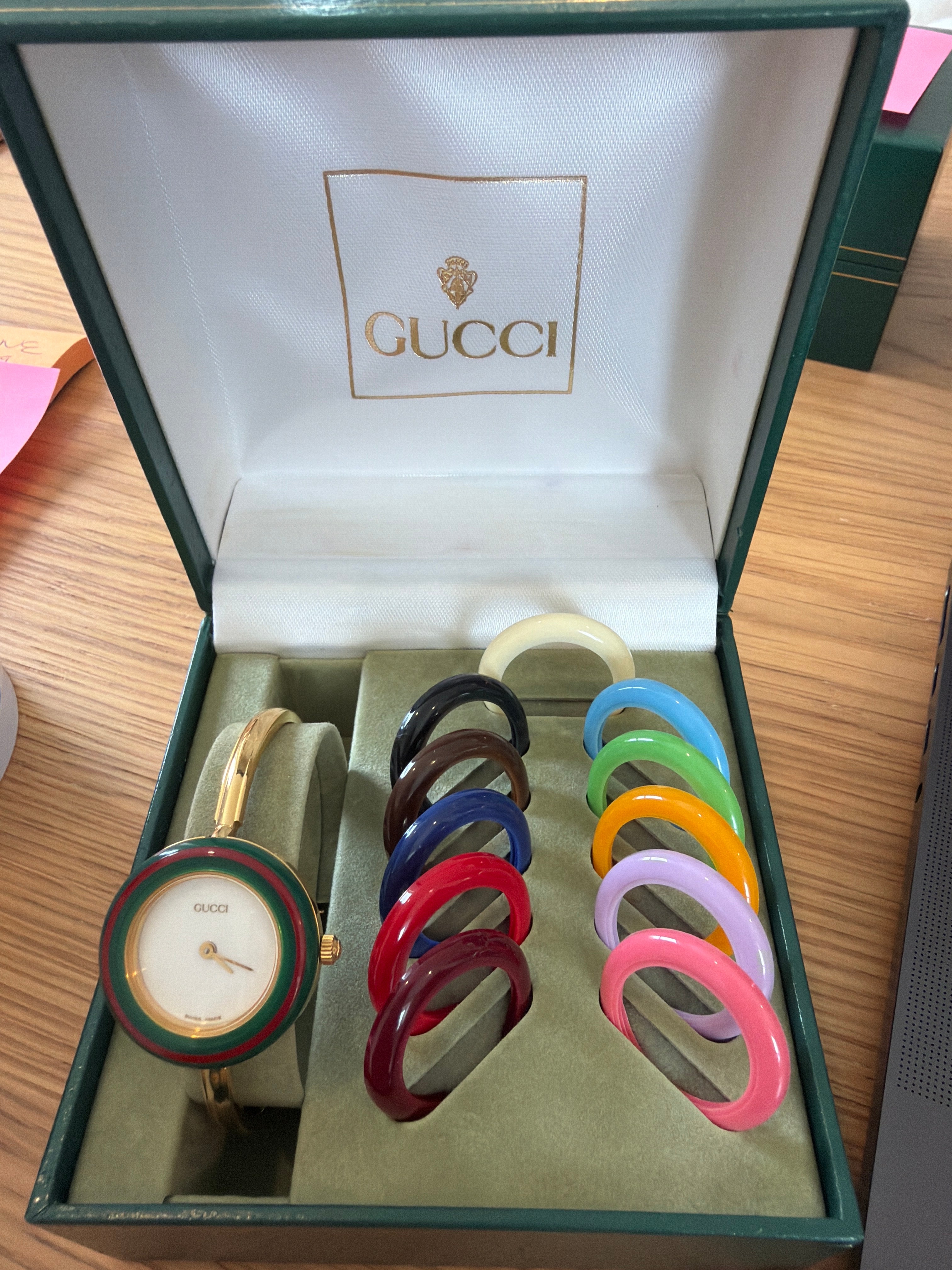 Vintage Gucci Interchangeable Bezel Watch
