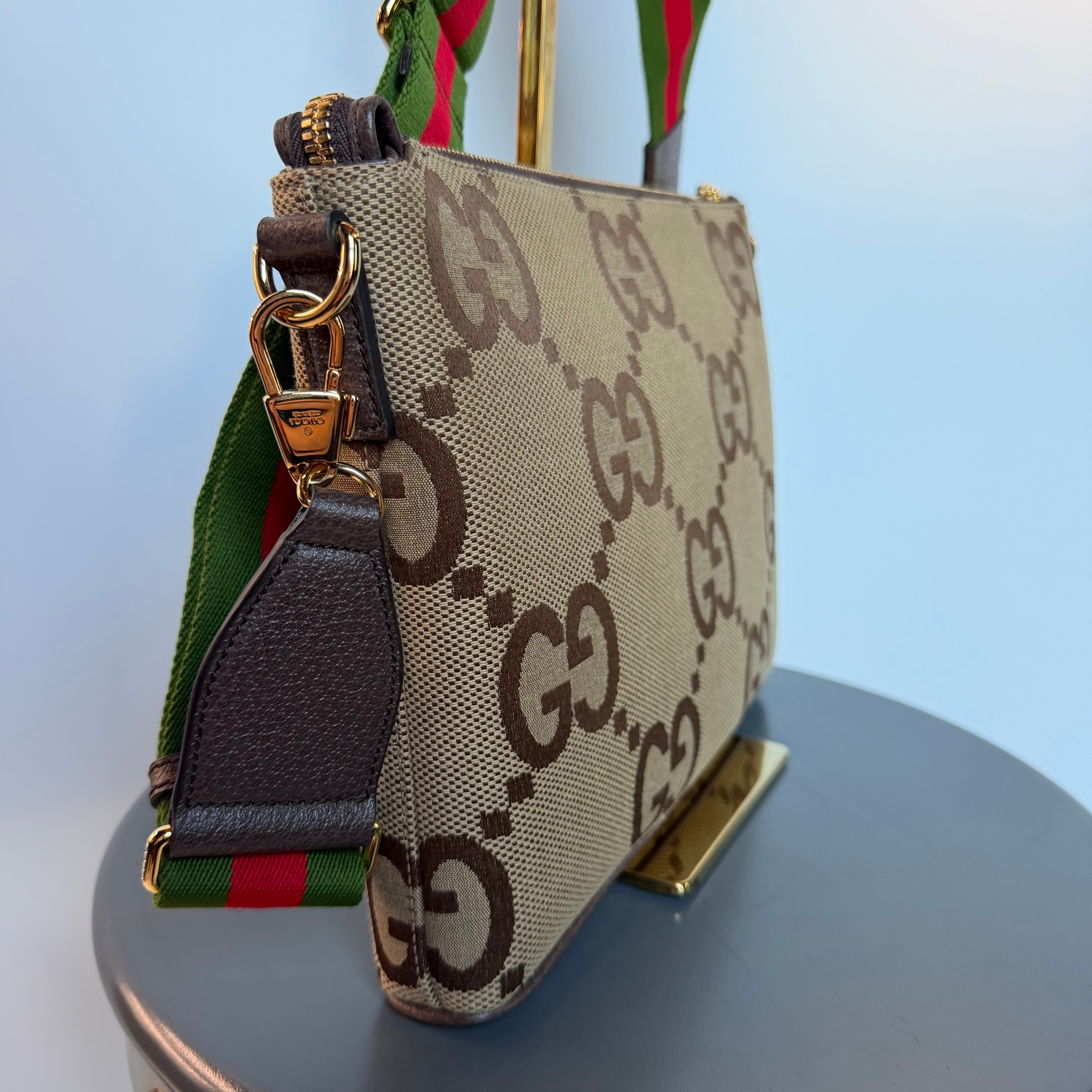 Gucci Web Shoulder Bag Jumbo