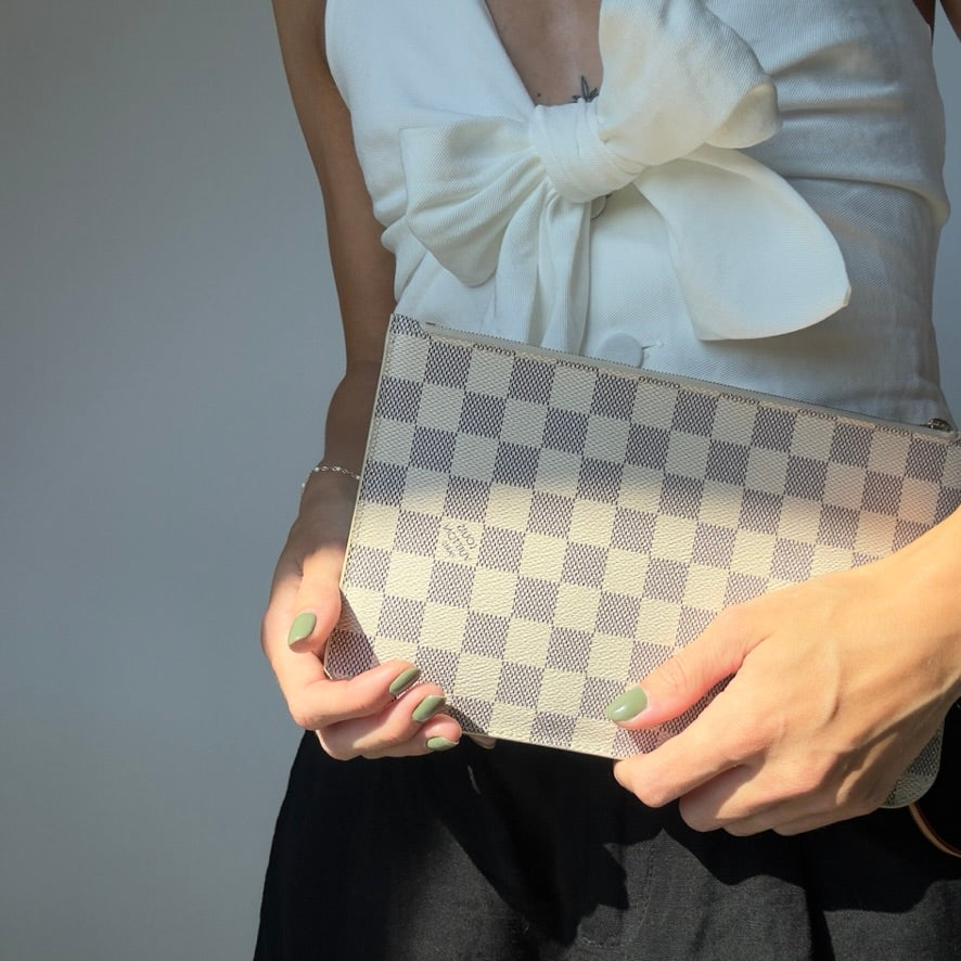 Louis Vuitton Damier Azur Pochette - Queen May