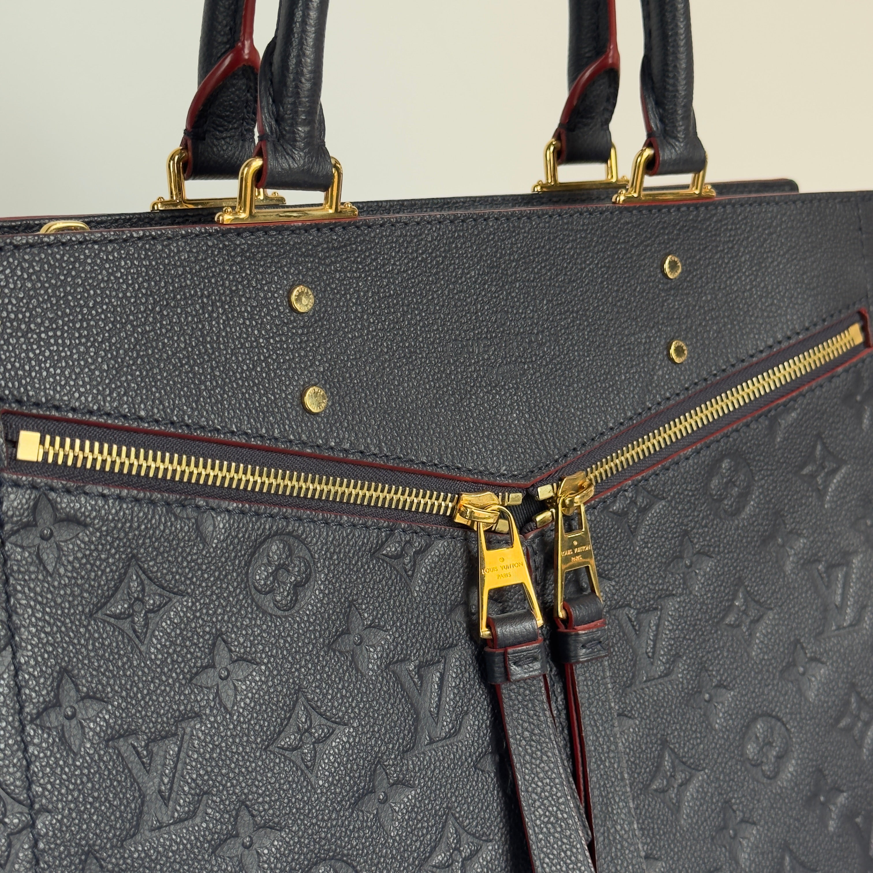 Louis Vuitton Sully Tote Monogram Navy MM - Queen May