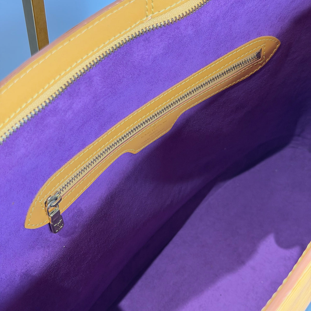 Louis Vuitton Yellow Epi Leather Lussac