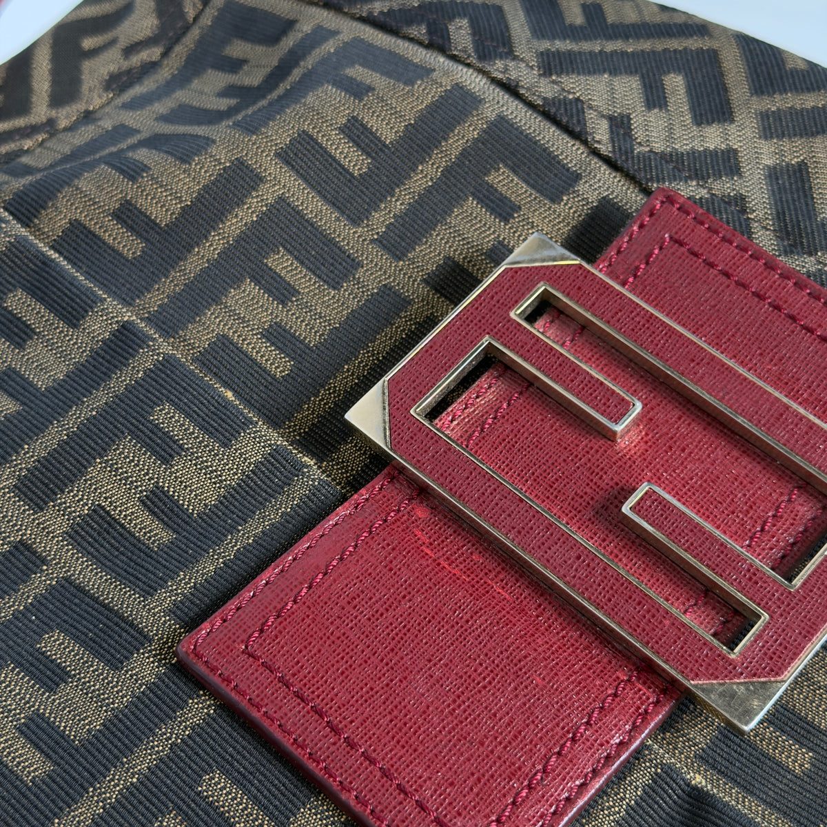 Fendi Zucca Mamma Forever Flap Bag