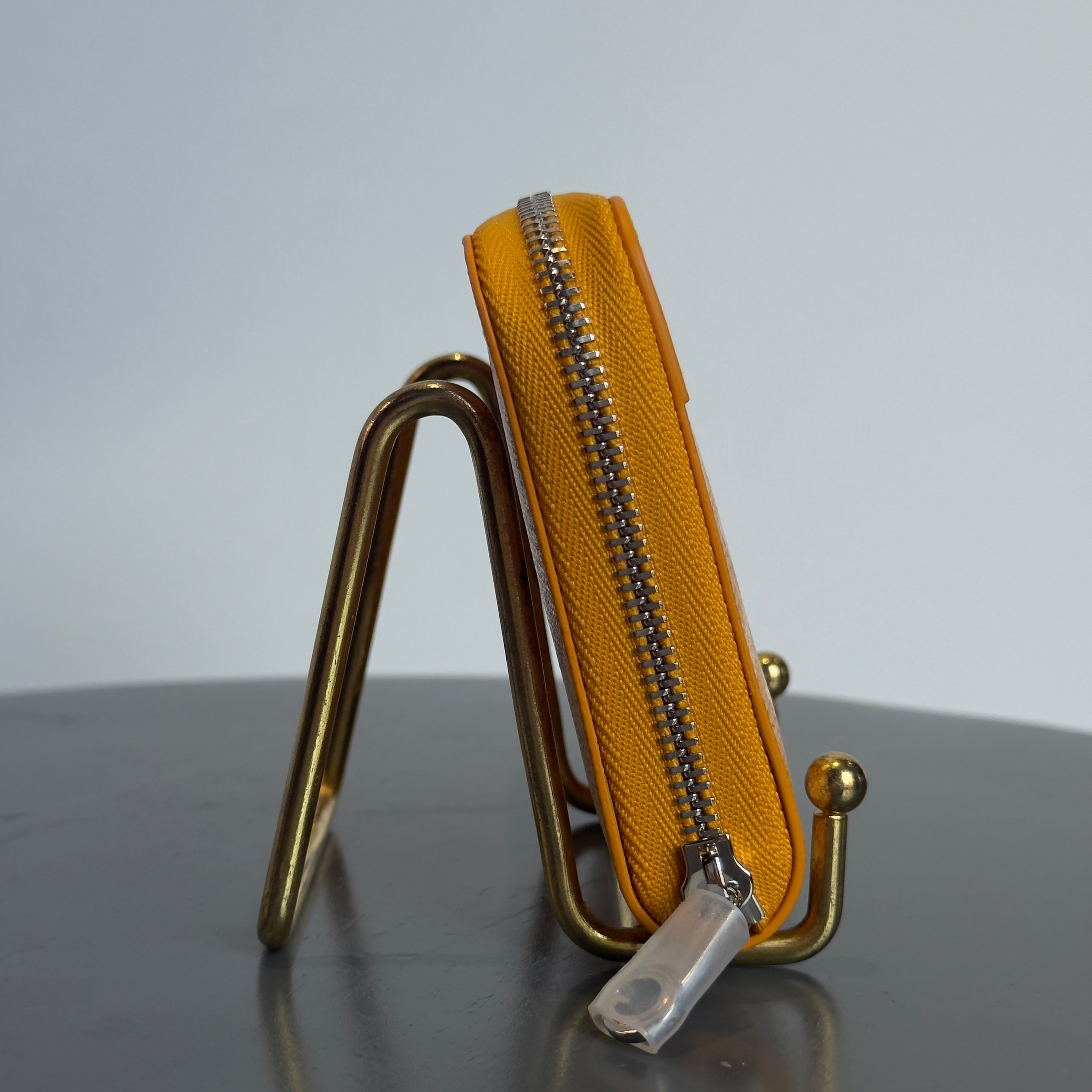 Goyard Yellow Compact Wallet