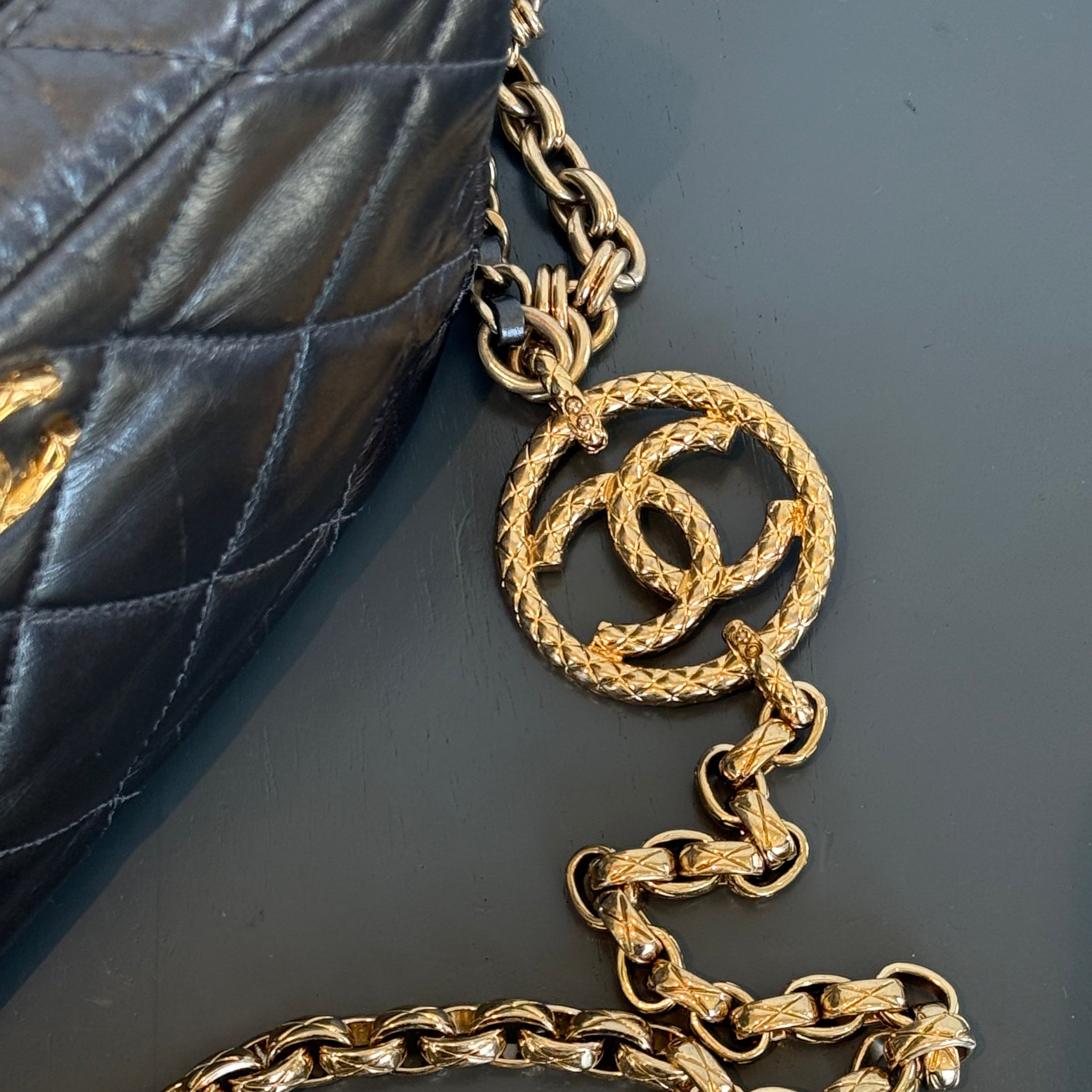 Chanel Pearl Medallion Camera Case Quilted Calfskin Mini - Queen May