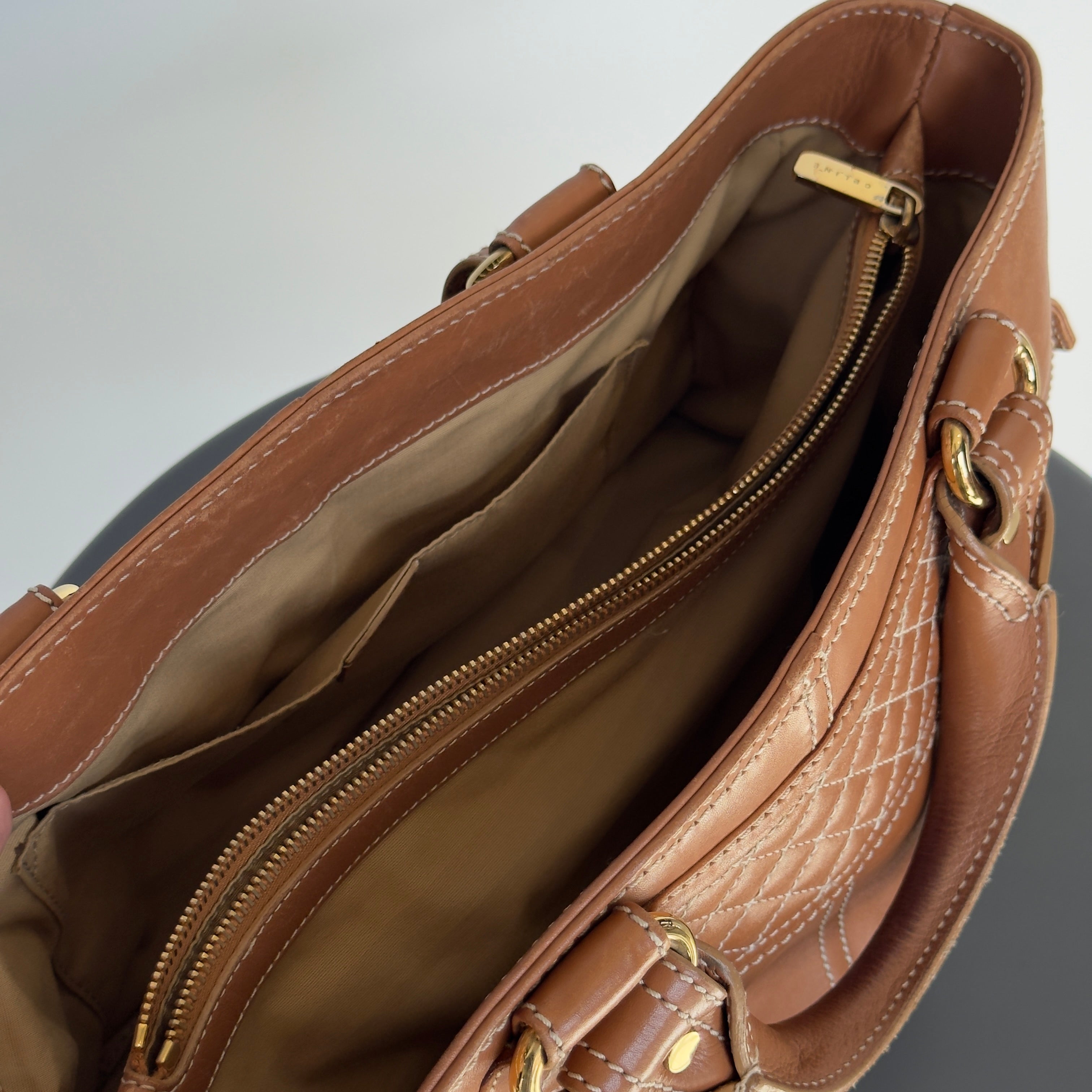 Celine Brown Leather Boogie Bag