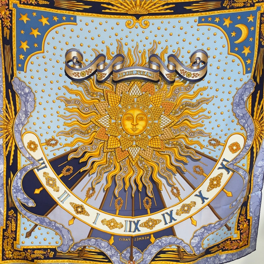 Hermes Carpe Diem Silk Scarf - Queen May