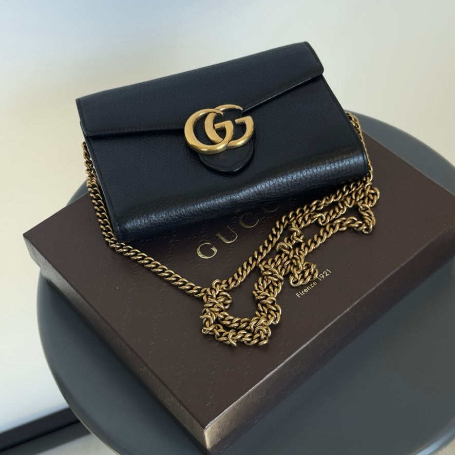 Gucci Small Wallet on Chain Marmont - Queen May