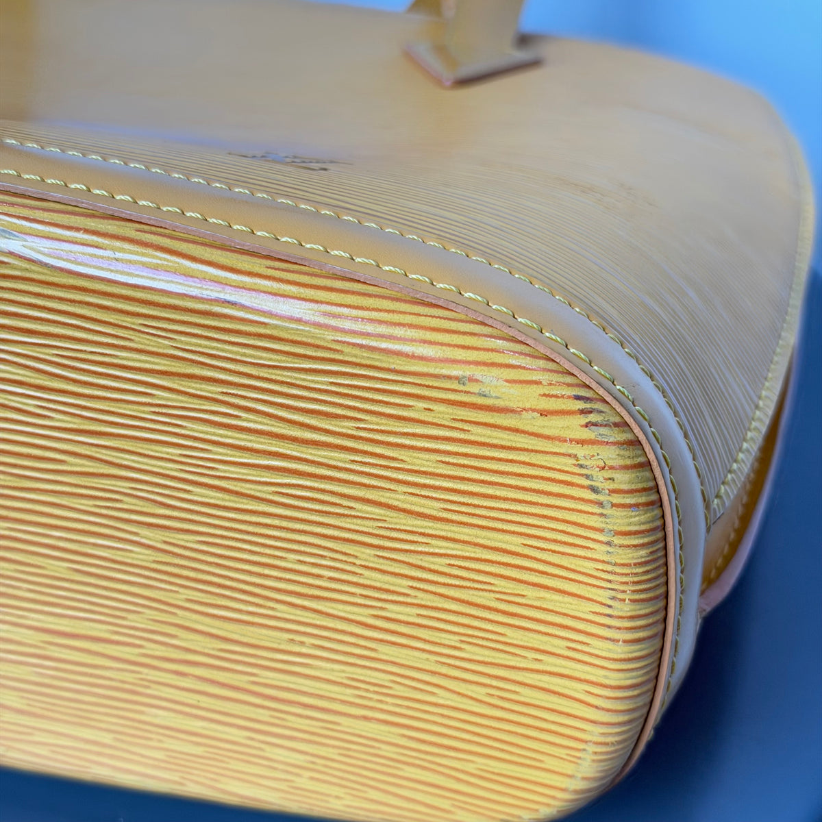 Louis Vuitton Yellow Epi Leather Lussac