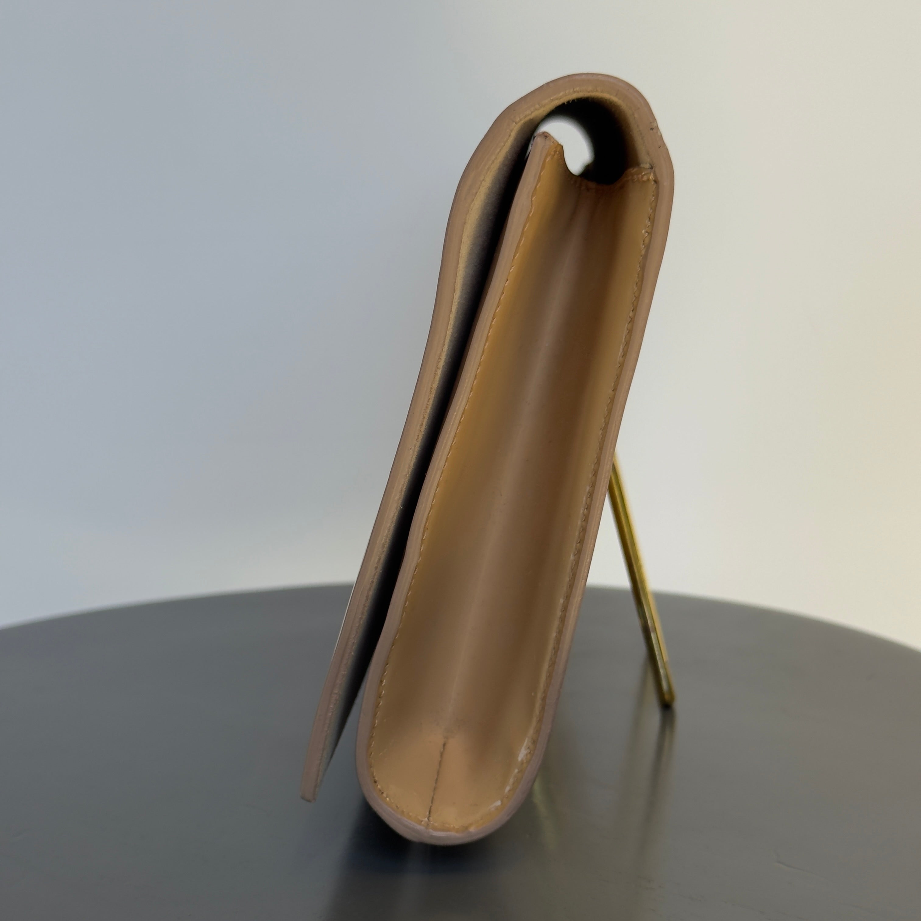 Yves Saint Laurent Signature Beige Clutch