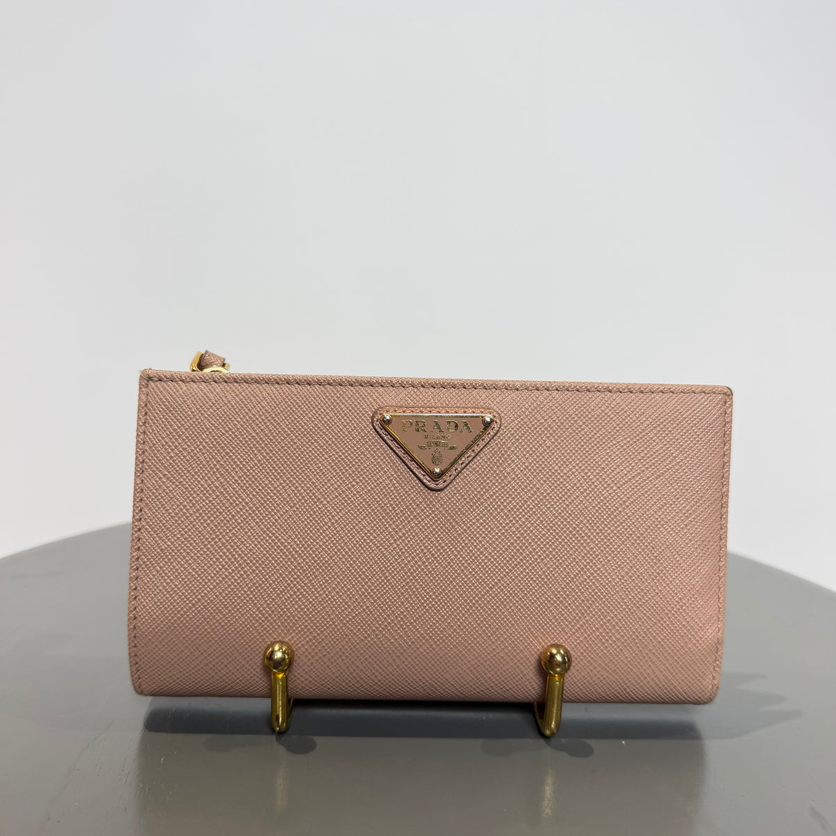 Prada Saffiano Wallet Beige