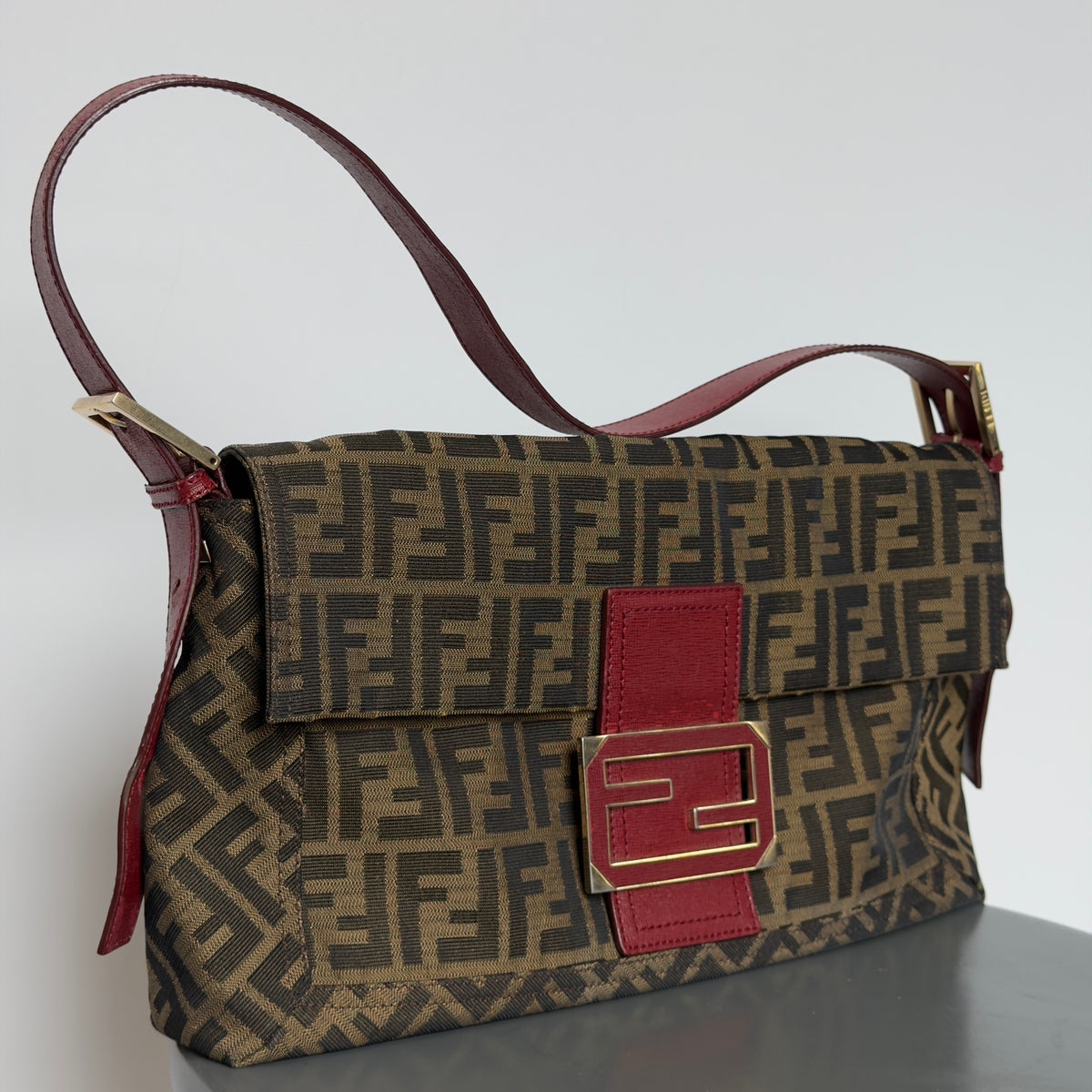 Fendi Zucca Mamma Forever Flap Bag