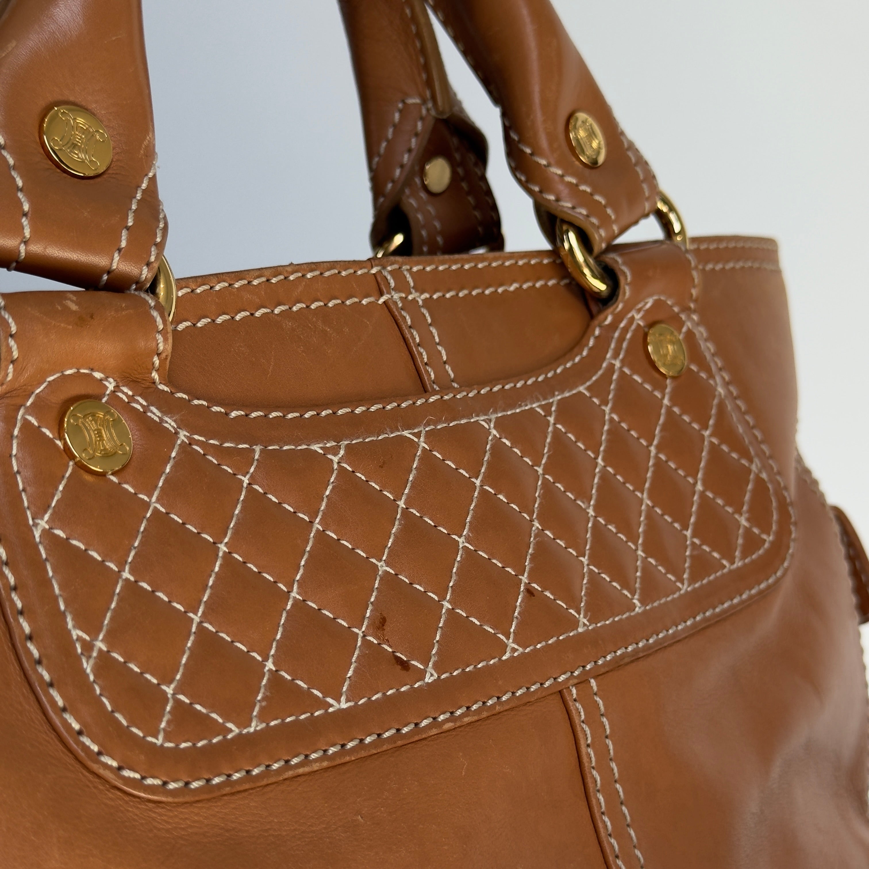 Celine Brown Leather Boogie Bag