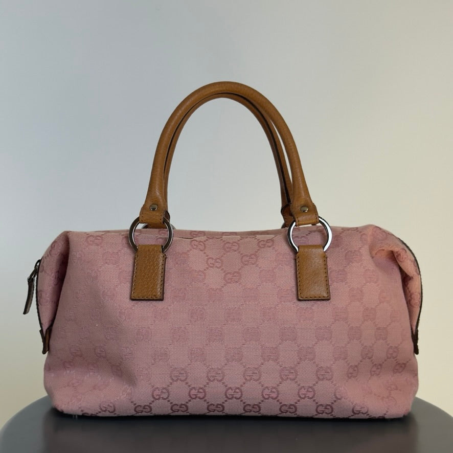 Gucci Canvas Boston Bag - Queen May