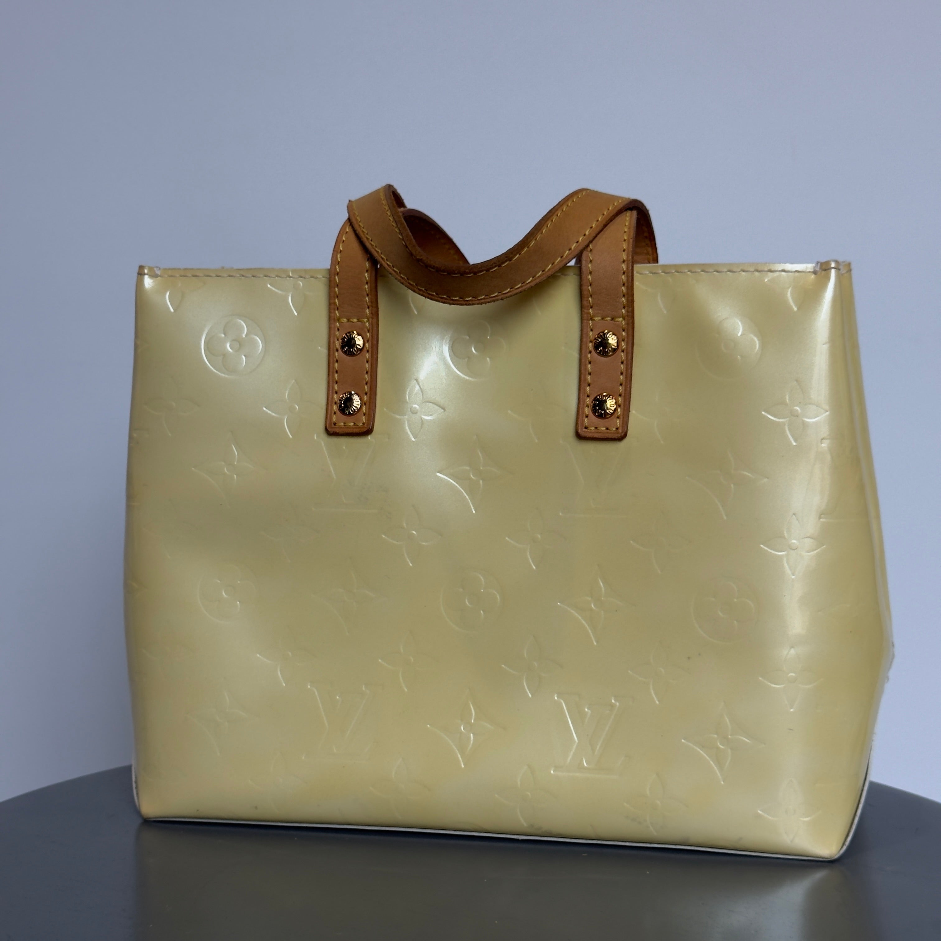 Louis Vuitton Yellow Vernis Reade