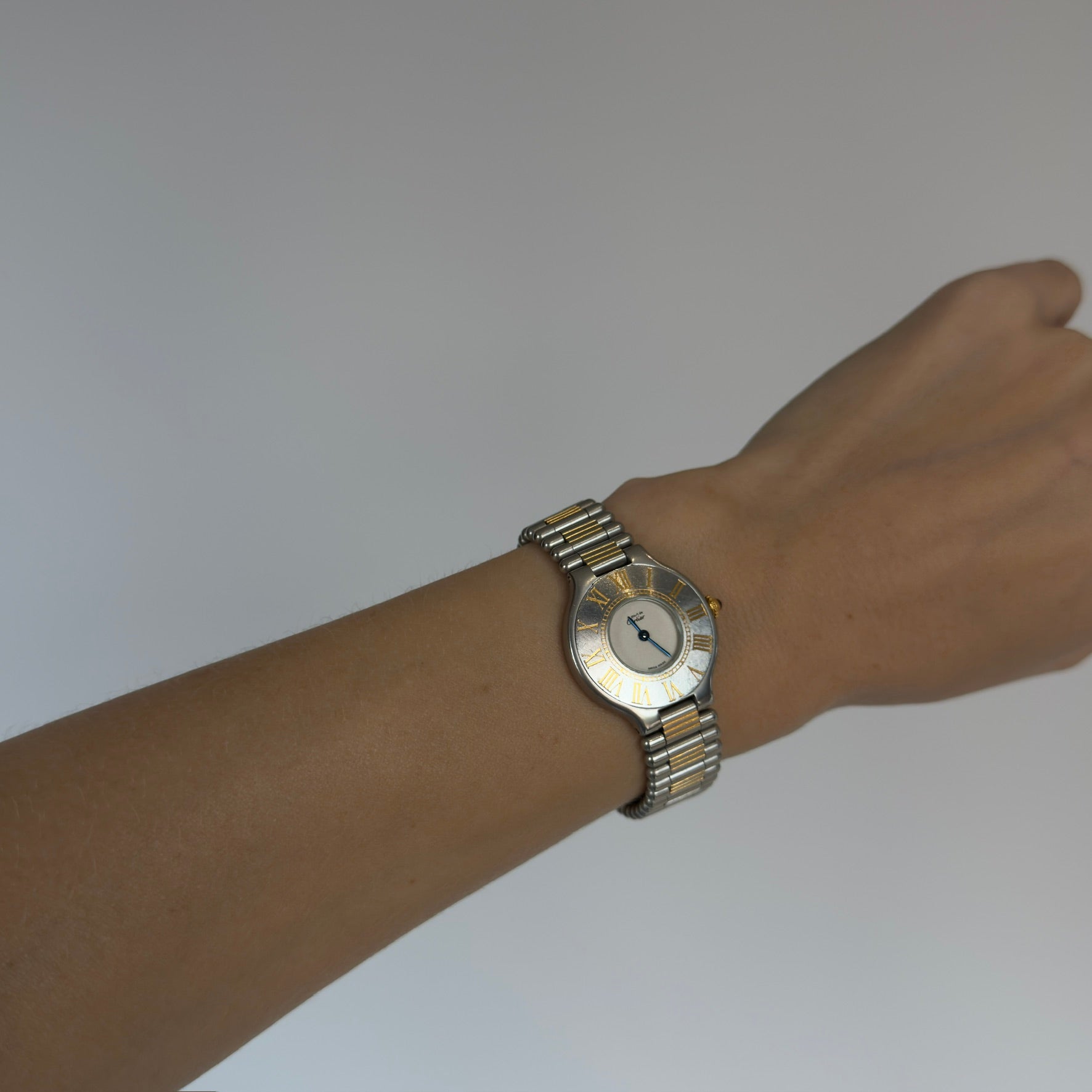 Cartier Must De 21 Stainless Steel 18K Analog Quartz Watch 31MM - Queen May
