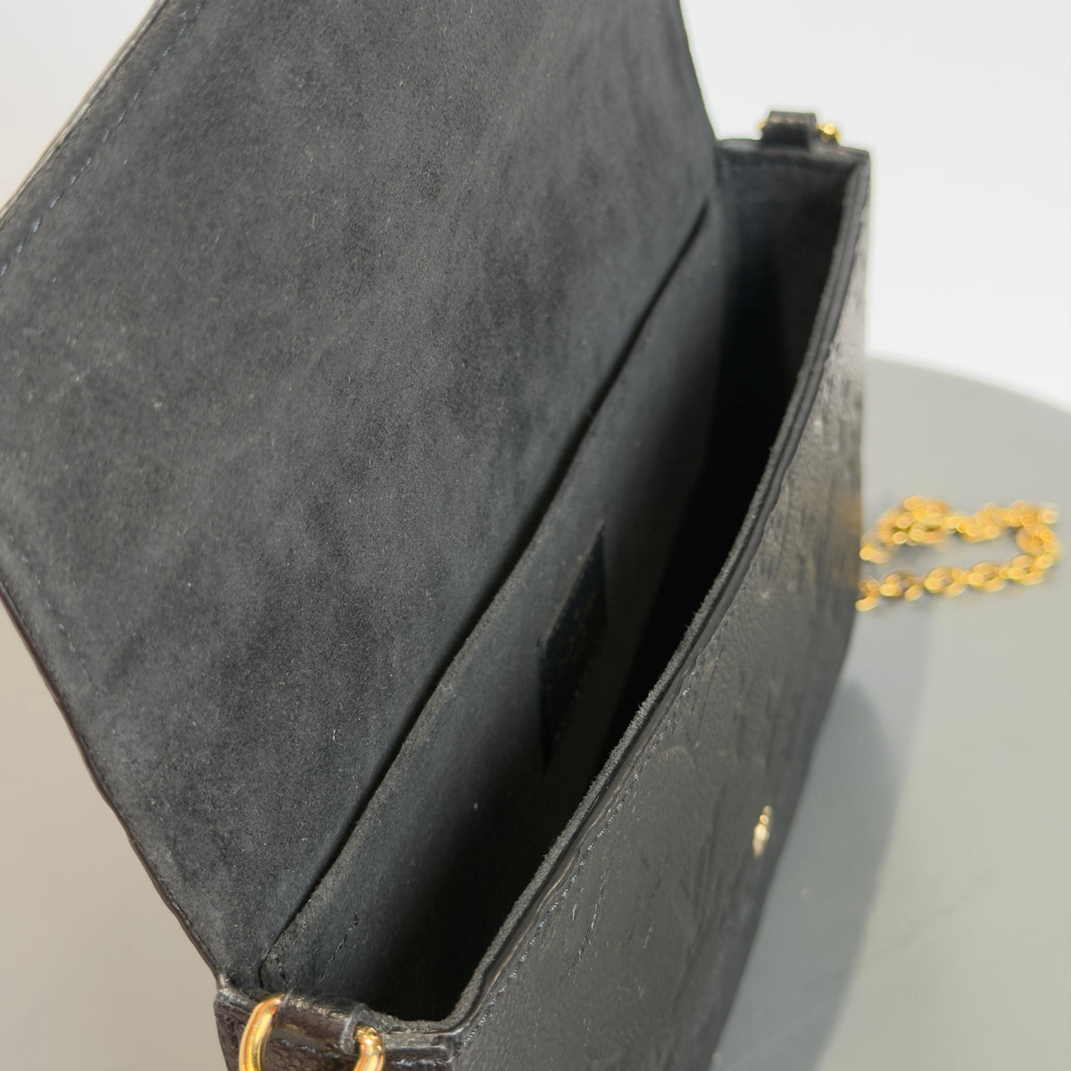 Louis Vuitton Felicie Empreinte Black Pochette