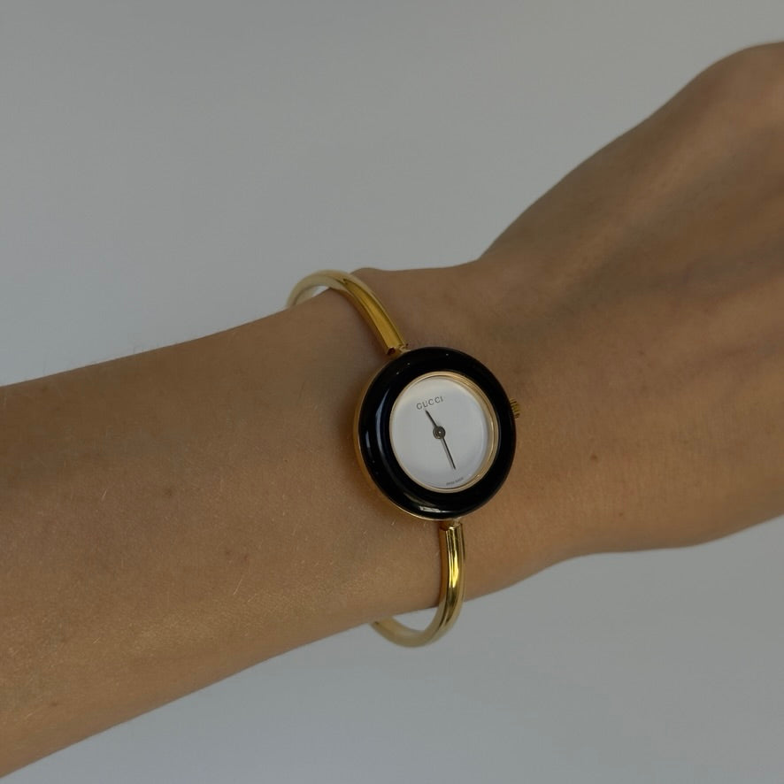 Vintage Gucci Interchangeable Bezel Watch 11 Colors - Queen May