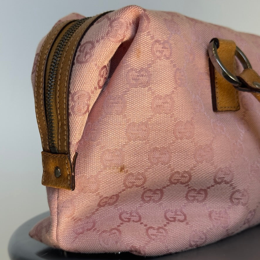 Gucci Canvas Boston Bag - Queen May