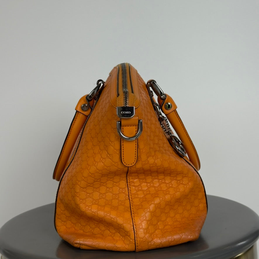 Gucci Soft Micro Guccissima Dome Satchel - Queen May
