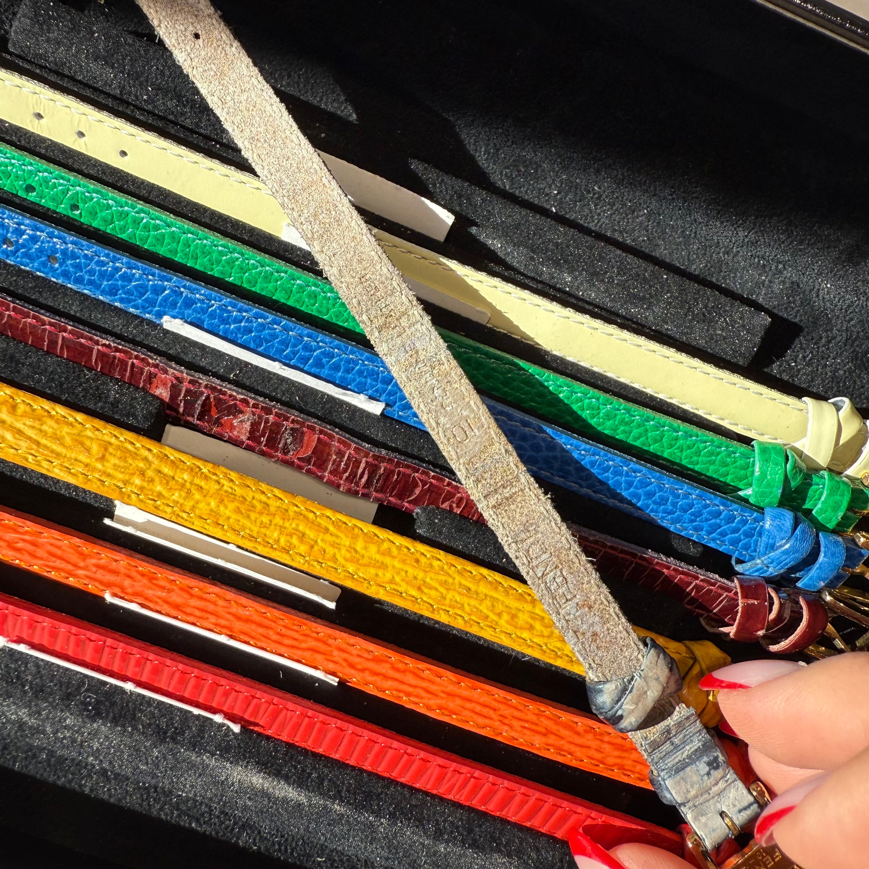 Fendi 640L Chameleon Watch With Eight Interchangeable Straps - Queen May