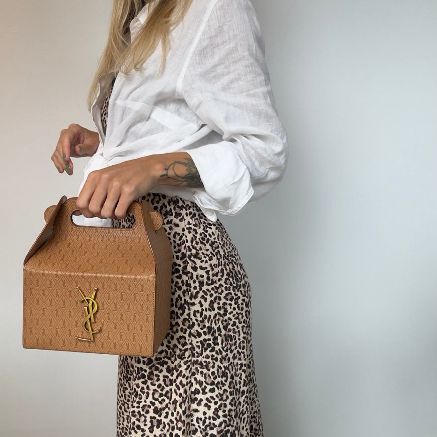 Saint Laurent Take Away Box in Leather - Queen May