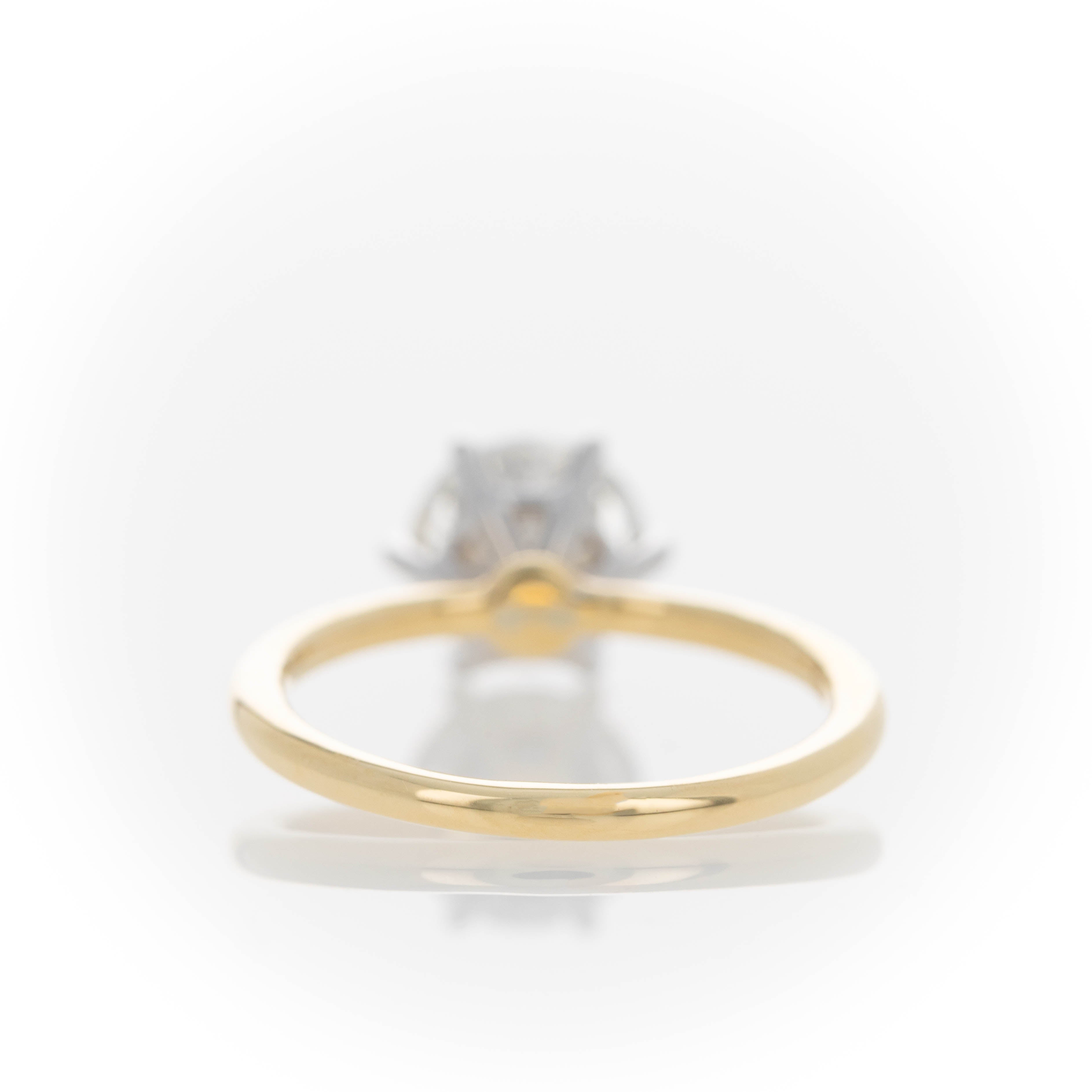 Lab Grown 2.01 Carat Round Brilliant Diamond Engagement Ring - Queen May