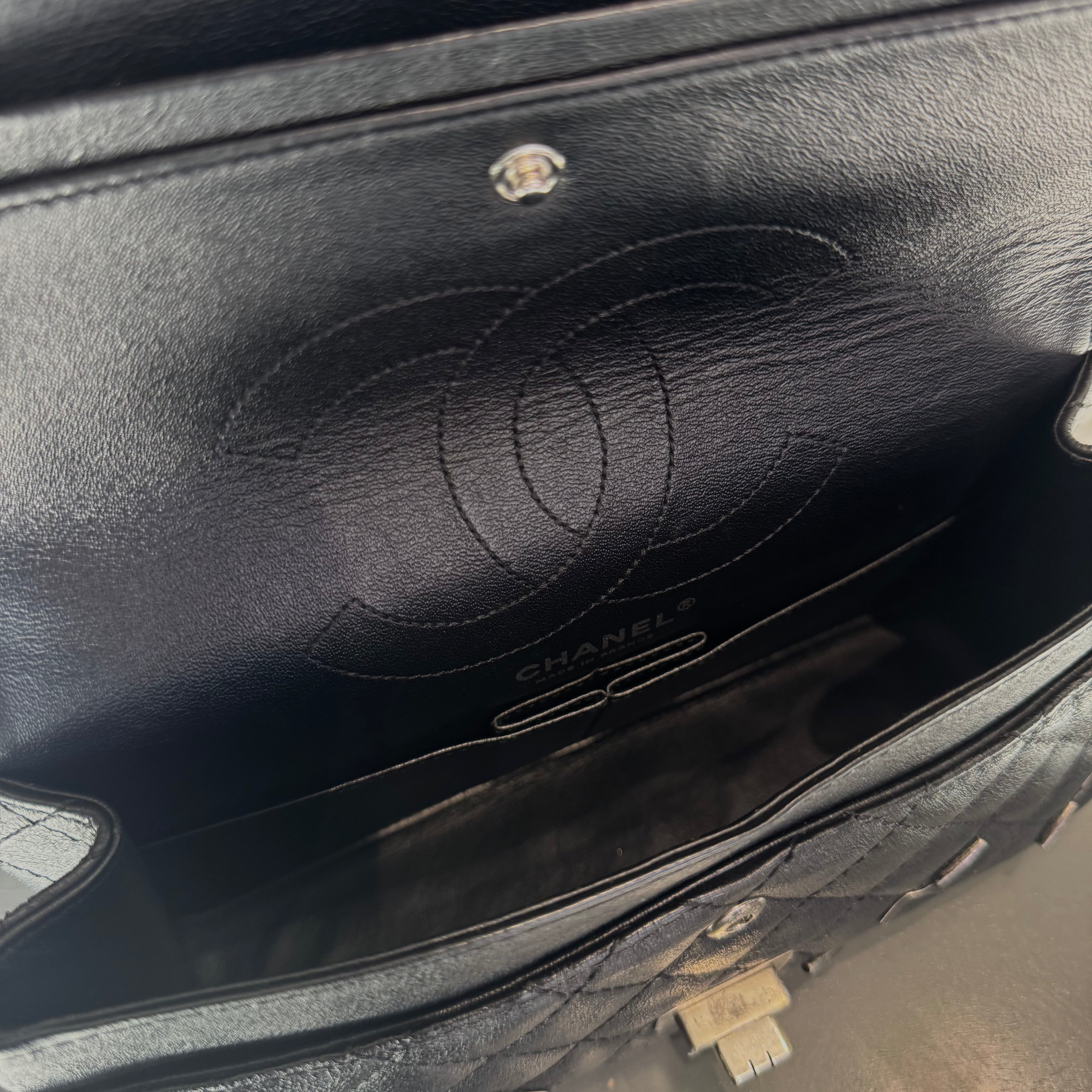 Ultra Rare Limited Edition Chanel 2015 Calfskin Brasserie Charms 2.55 Reissue Flap Bag