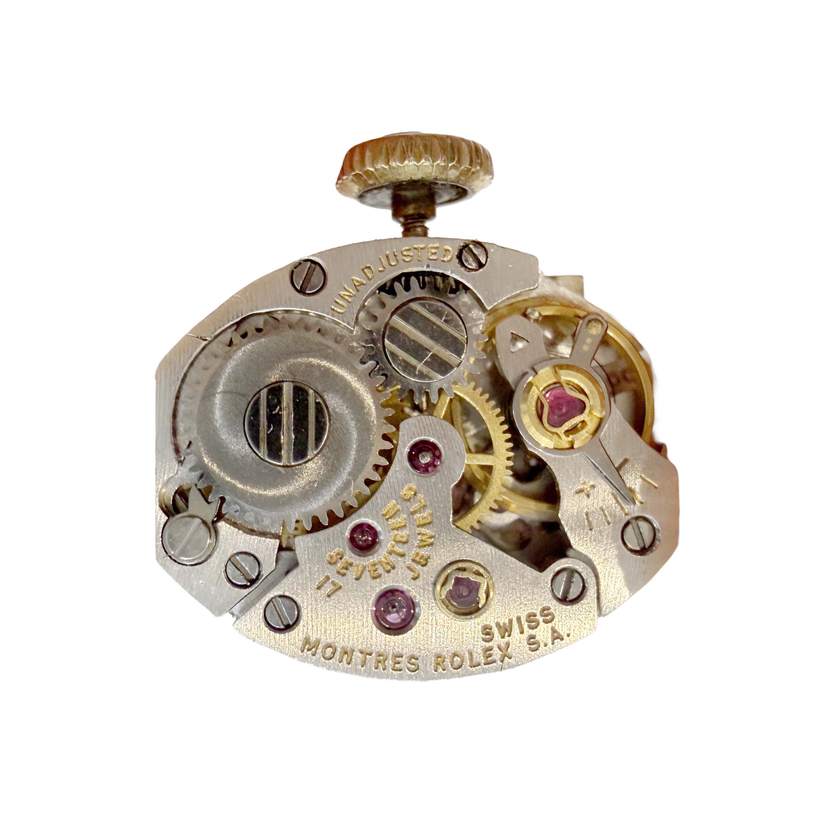 Vintage Rolex Ladies 14K Yellow Gold Diamond Bezel Square Shaped Mechanical Movement Watch With Box