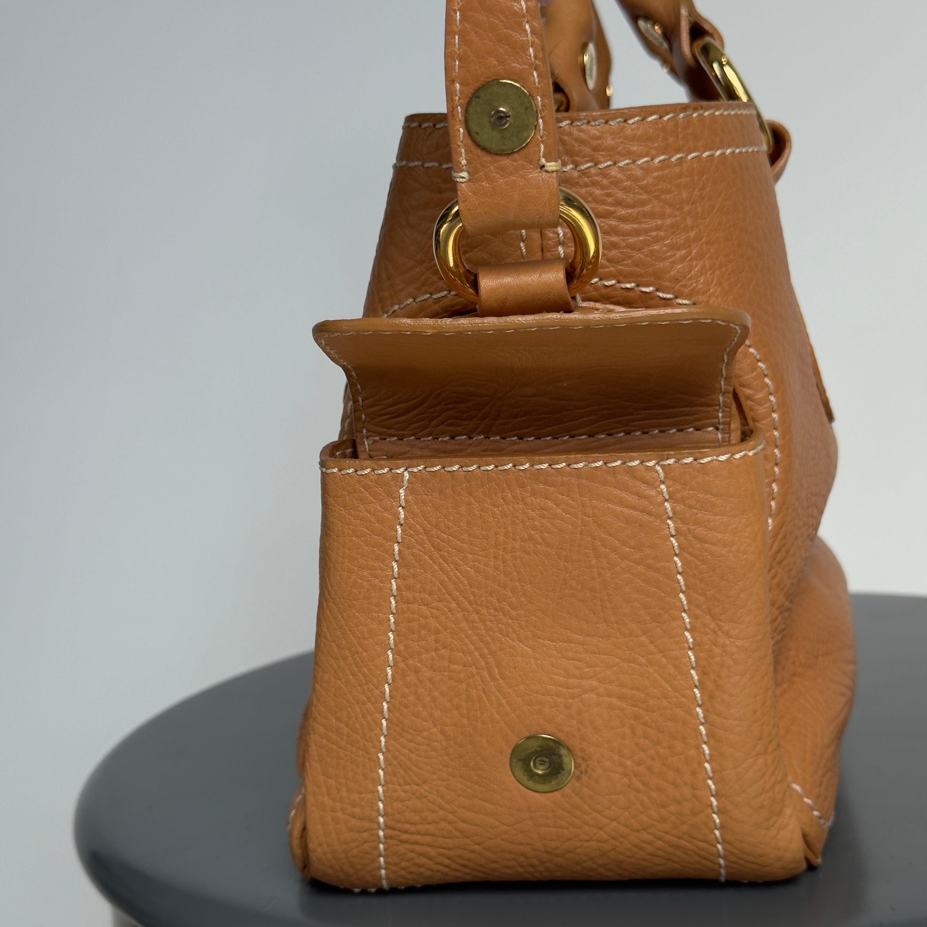 Vintage Celine Brown Leather Boogie Bag - Queen May