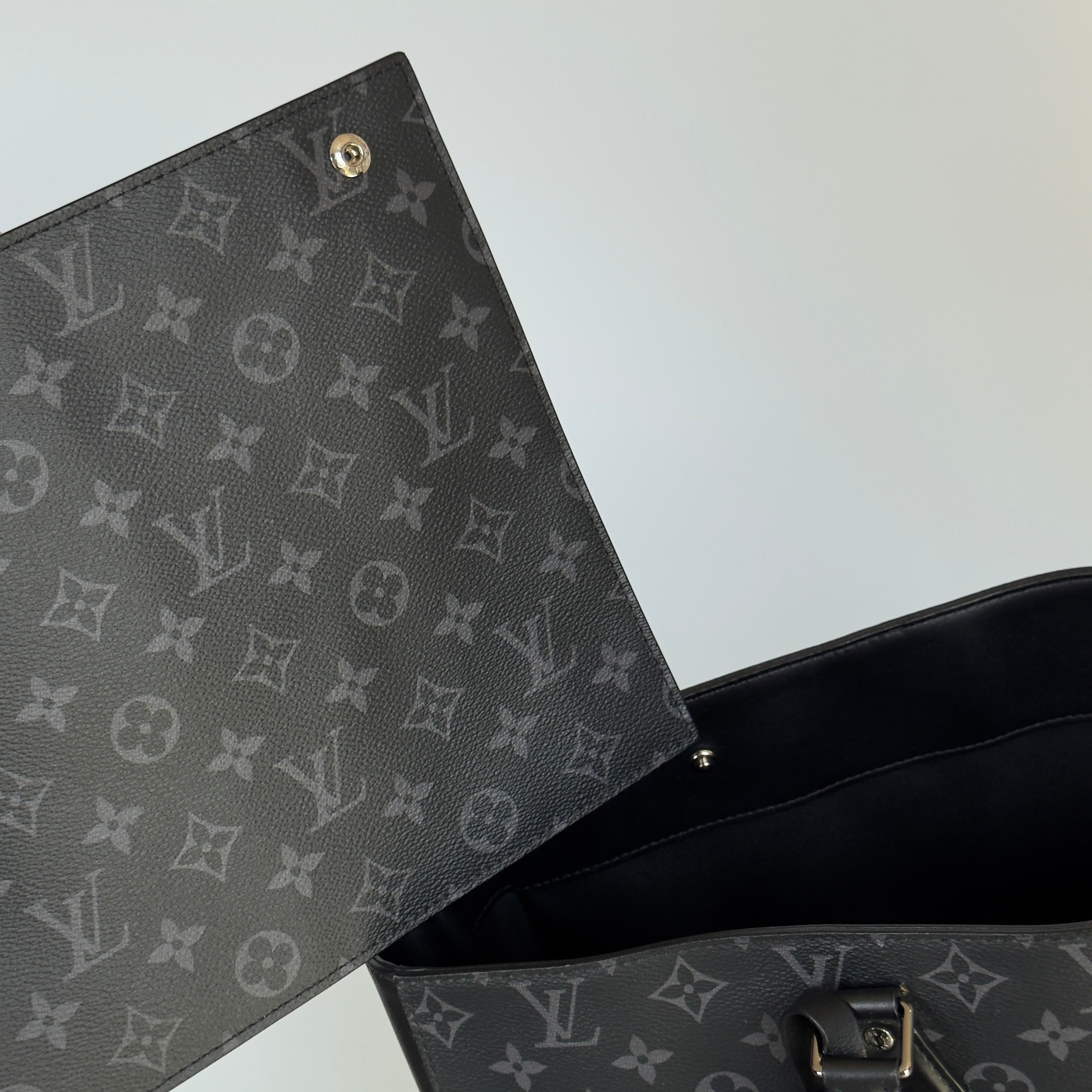 Louis Vuitton Monogram Eclipse Grand Sac Tote with Pouch - Queen May