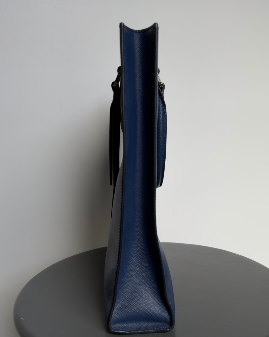 Prada Blue Saffiano Leather Tote