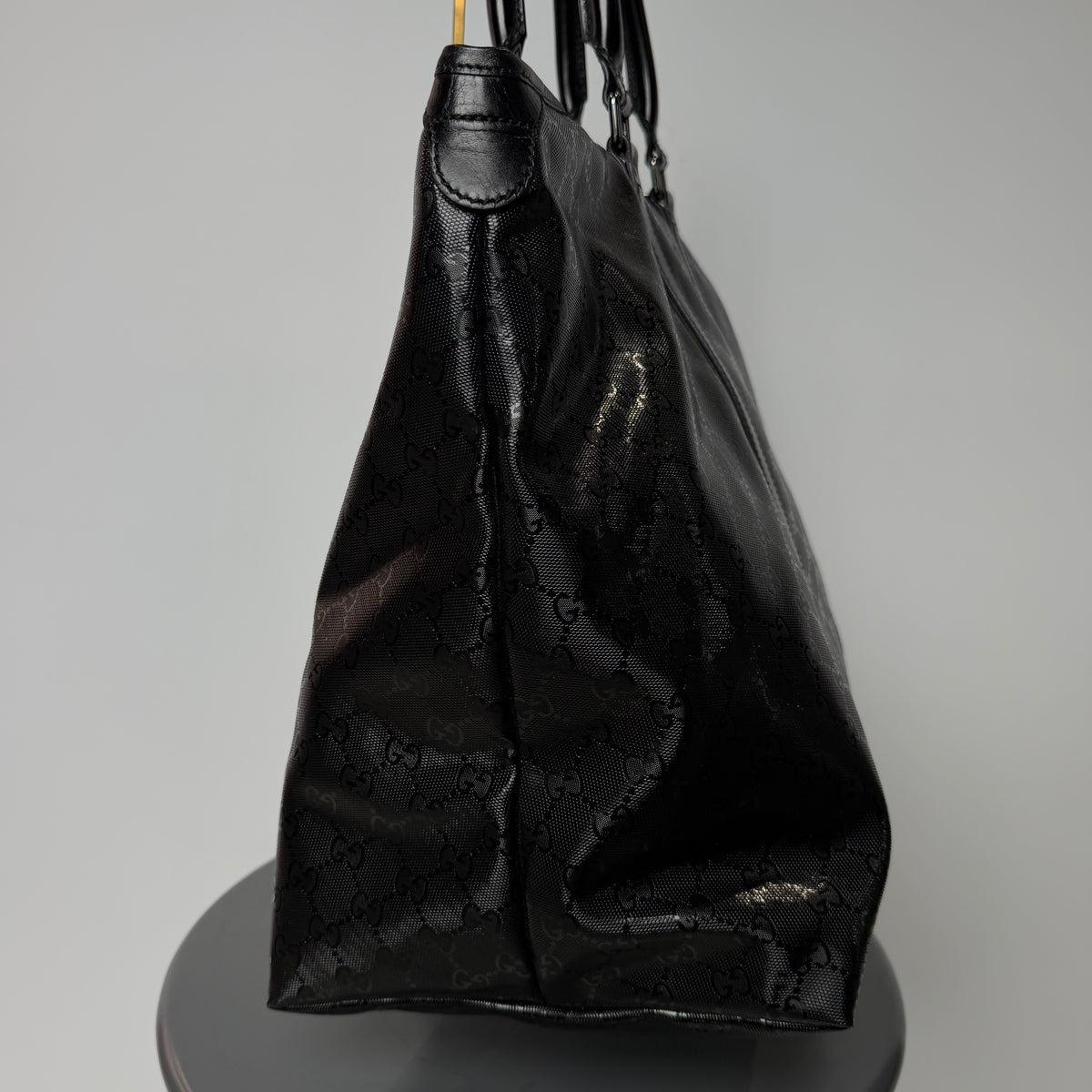 Gucci Black Imprime Tote Bag