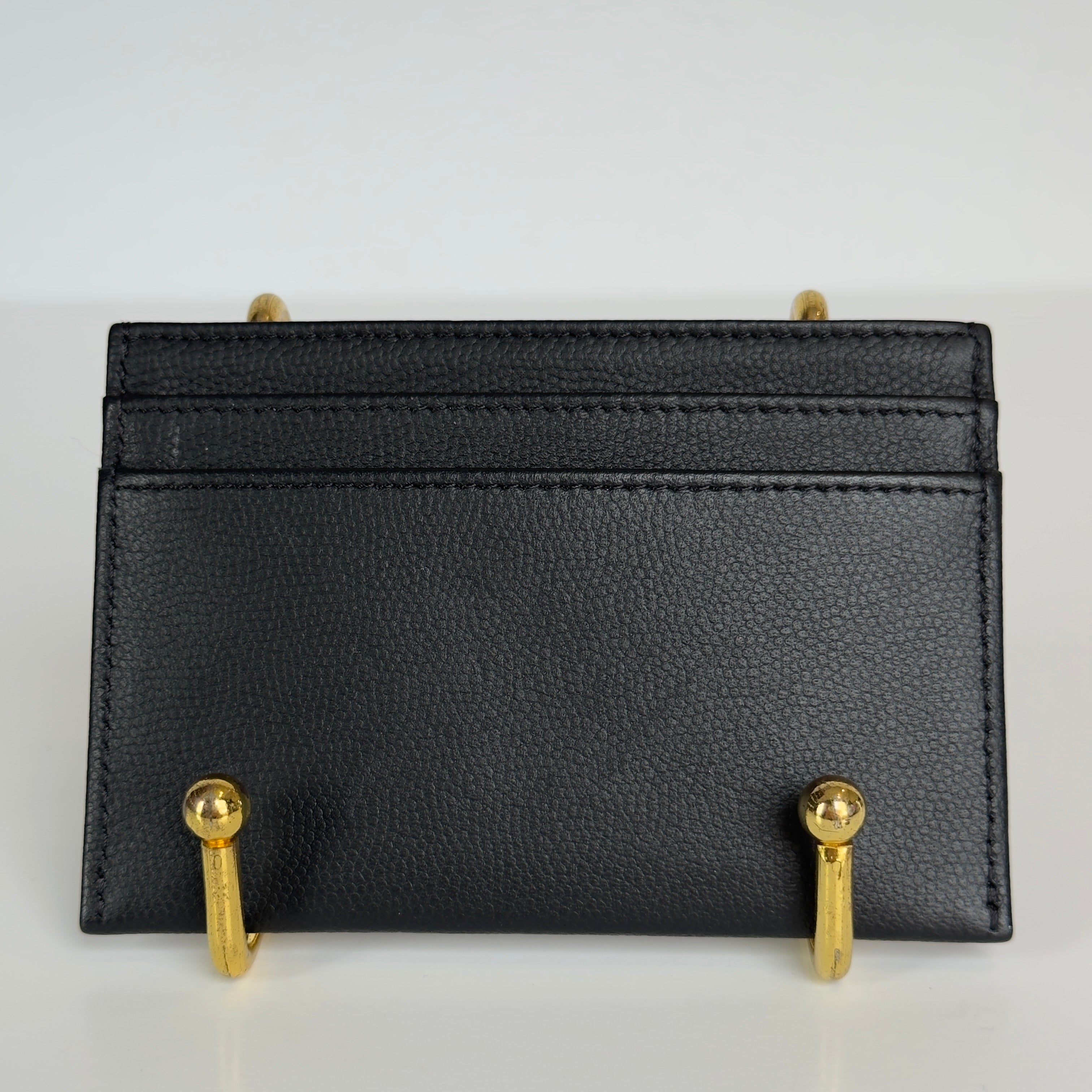 Chanel CC Black Caviar Leather Card Holder - Queen May