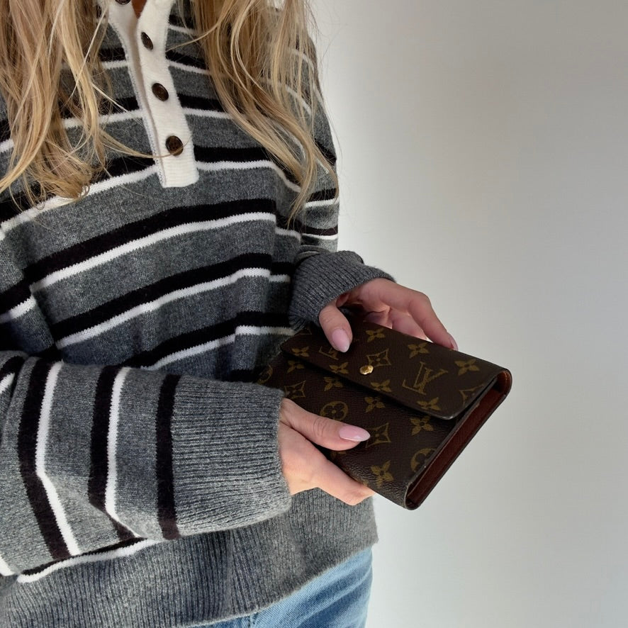 Louis Vuitton Monogram Tri Fold Wallet - Queen May