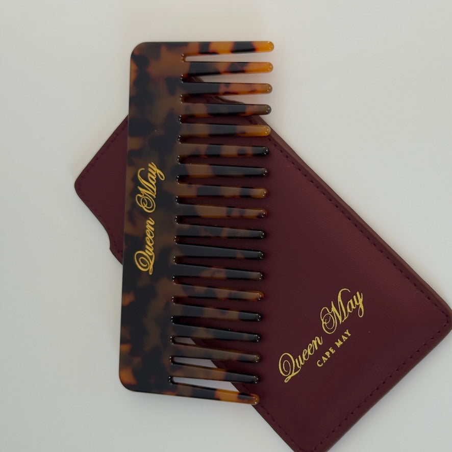 Queen May Tortoiseshell Acetate Comb - Queen May