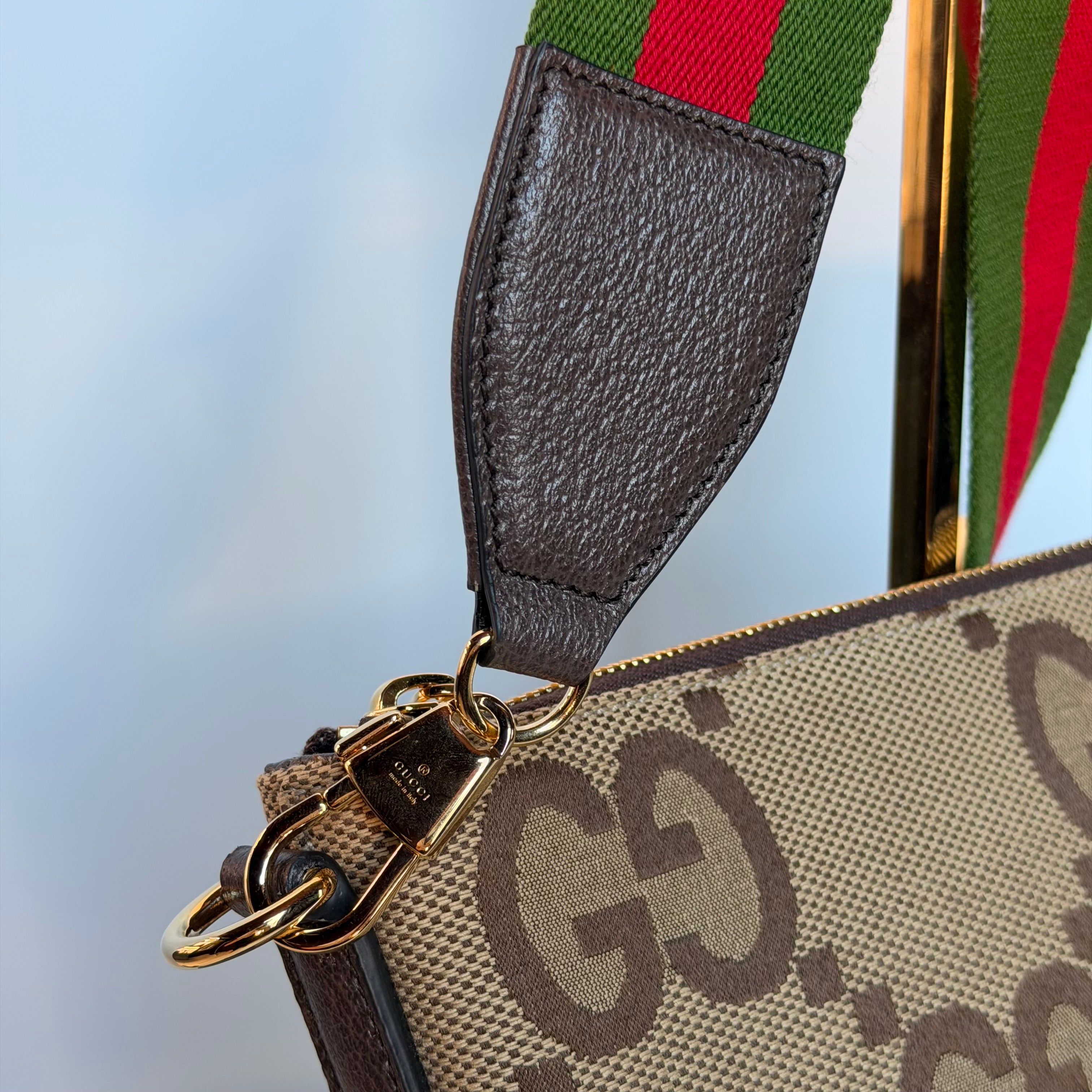 Gucci Web Shoulder Bag Jumbo
