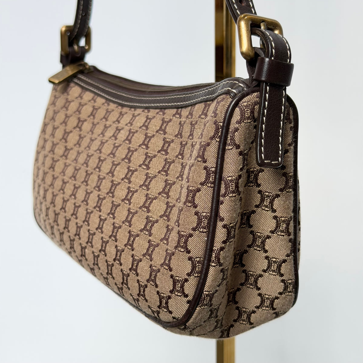 Celine Macadam Canvas Shoulder Bag
