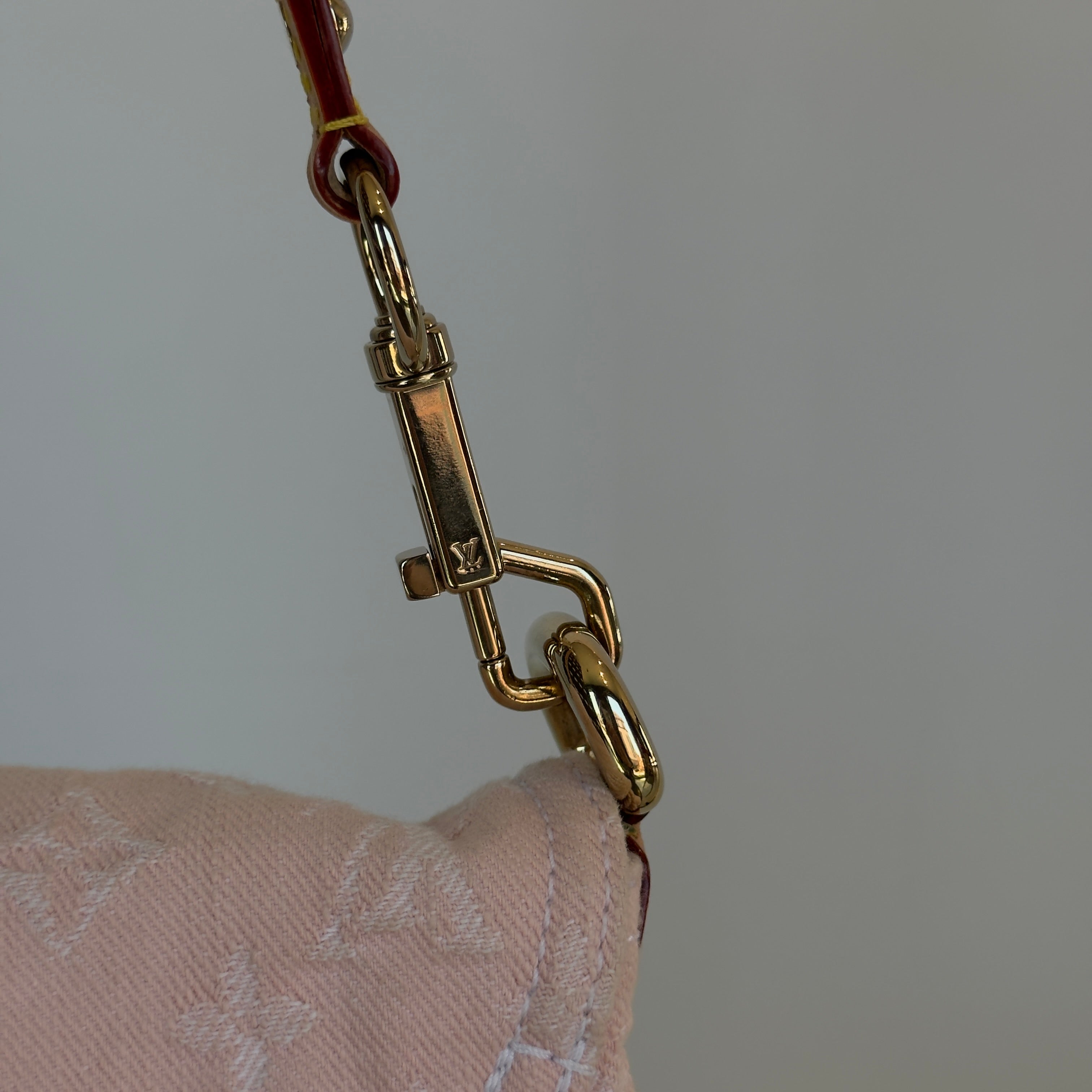 Louis Vuitton Pink Sunset Denim Monogram Bag - Queen May