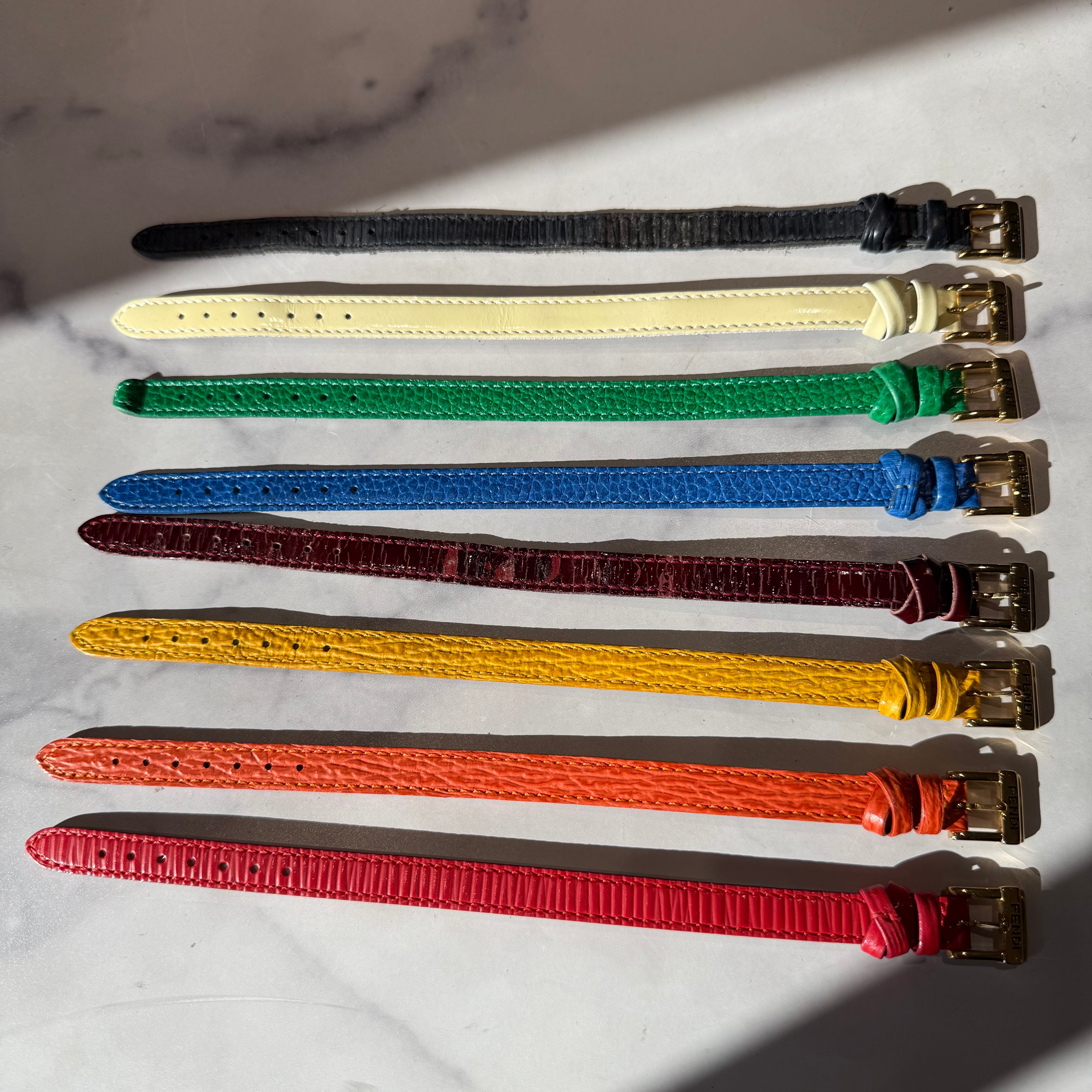 Fendi 640L Chameleon Watch With Eight Interchangeable Straps - Queen May