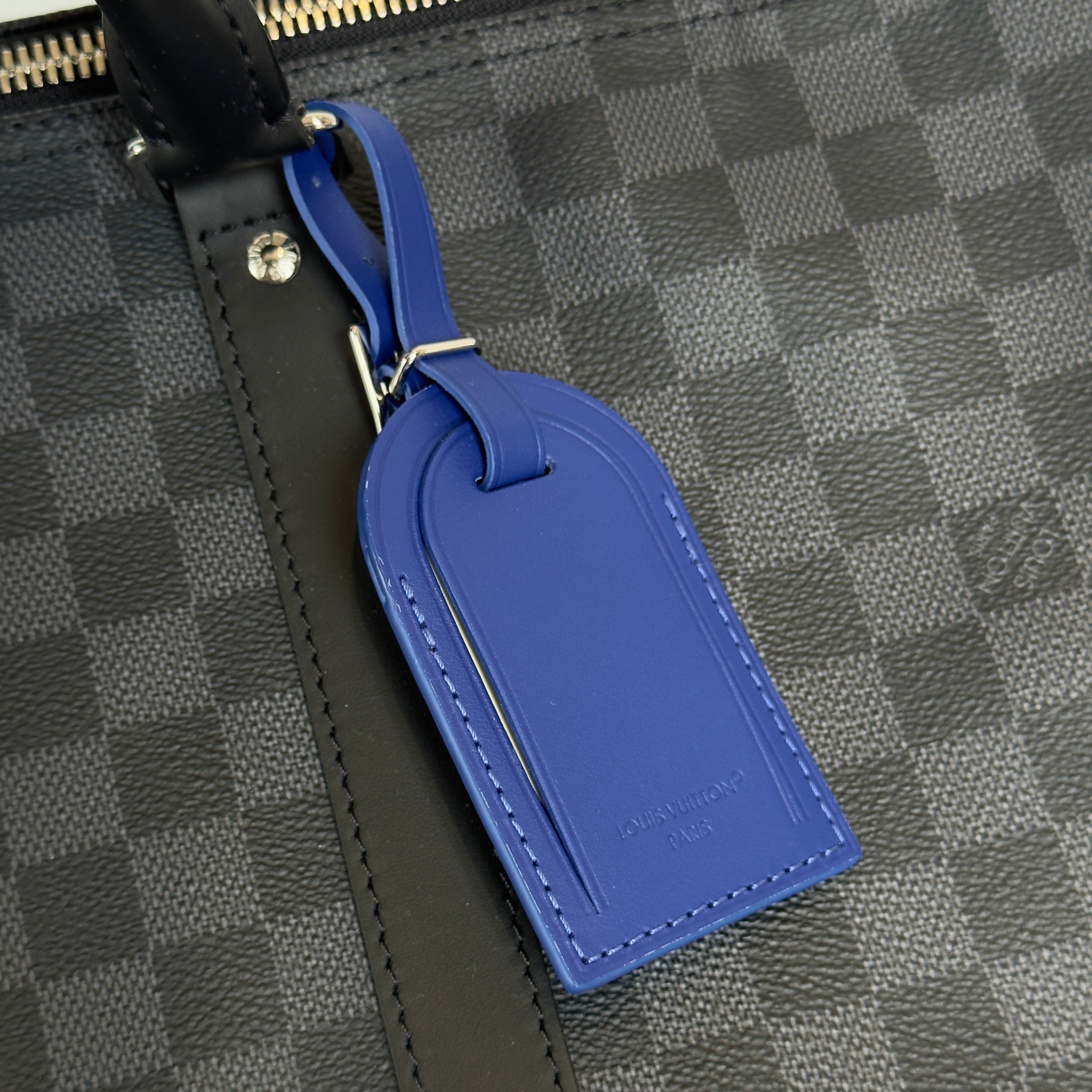 Louis Vuitton Keepall Bandouliere 50 Damier Graphite Indigo - Queen May