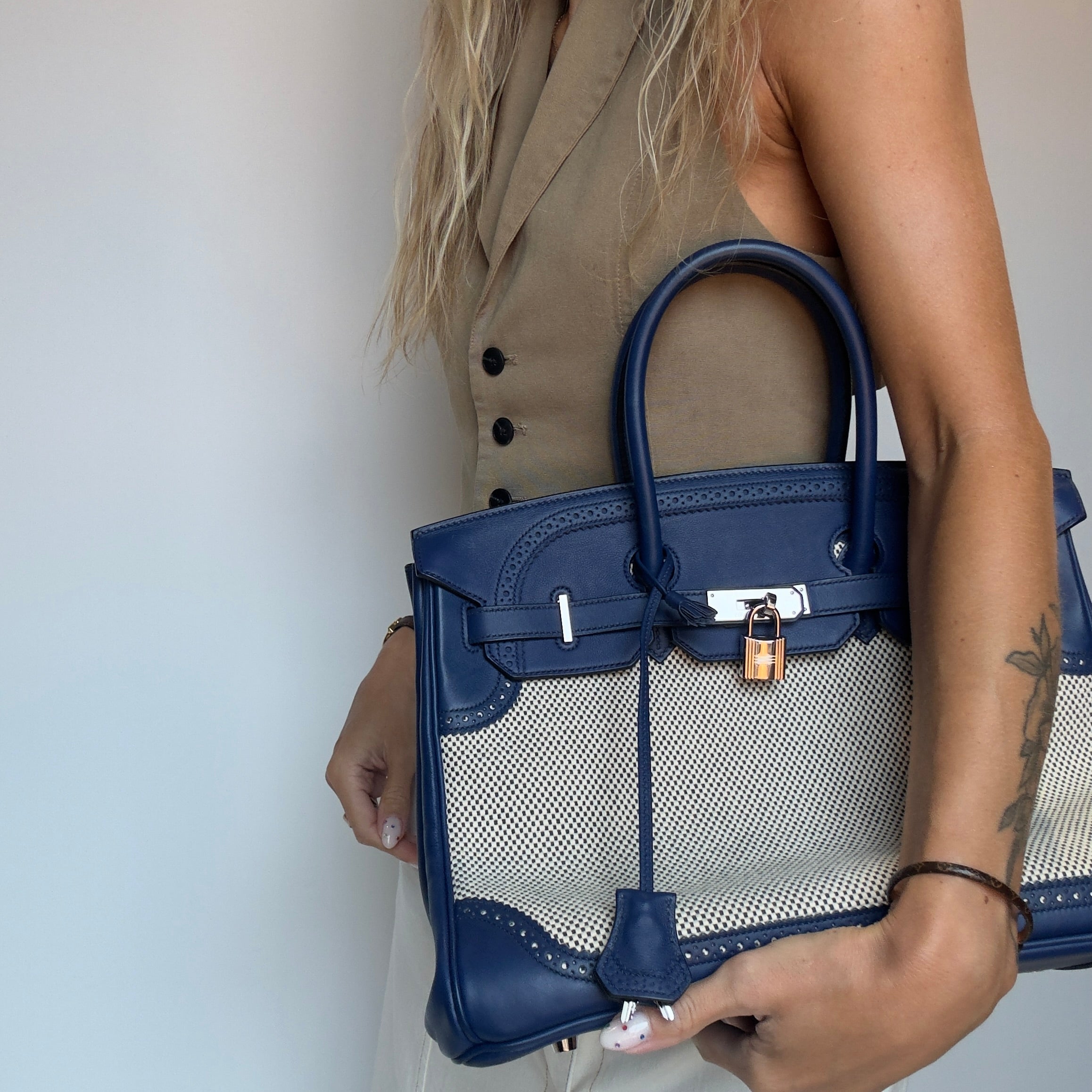 Hermes Toile Swift Ghillies Birkin 35 Limited Edition