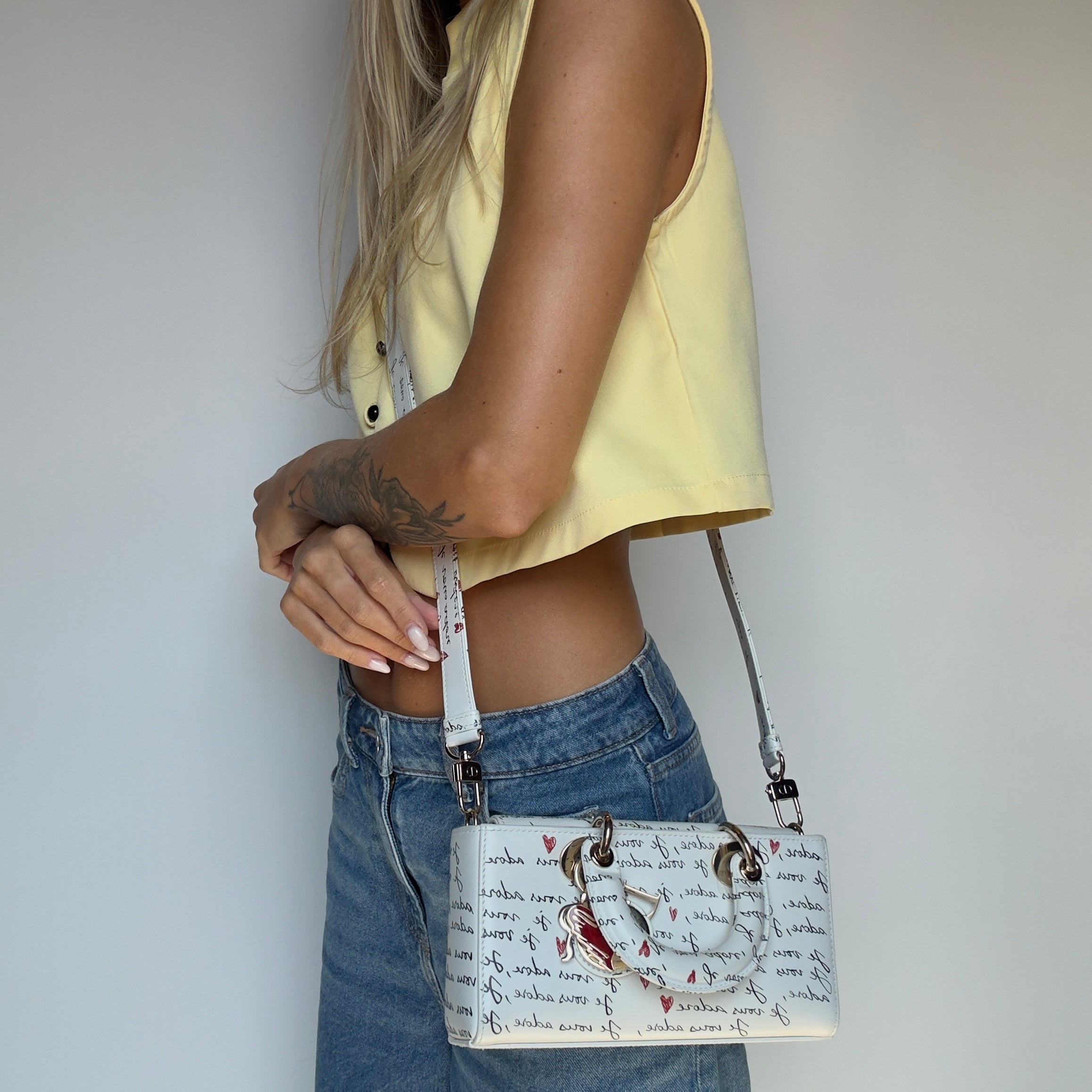 Christian Dior Je Vous Adore Lady D-Joy Dior Amour Bag - Queen May