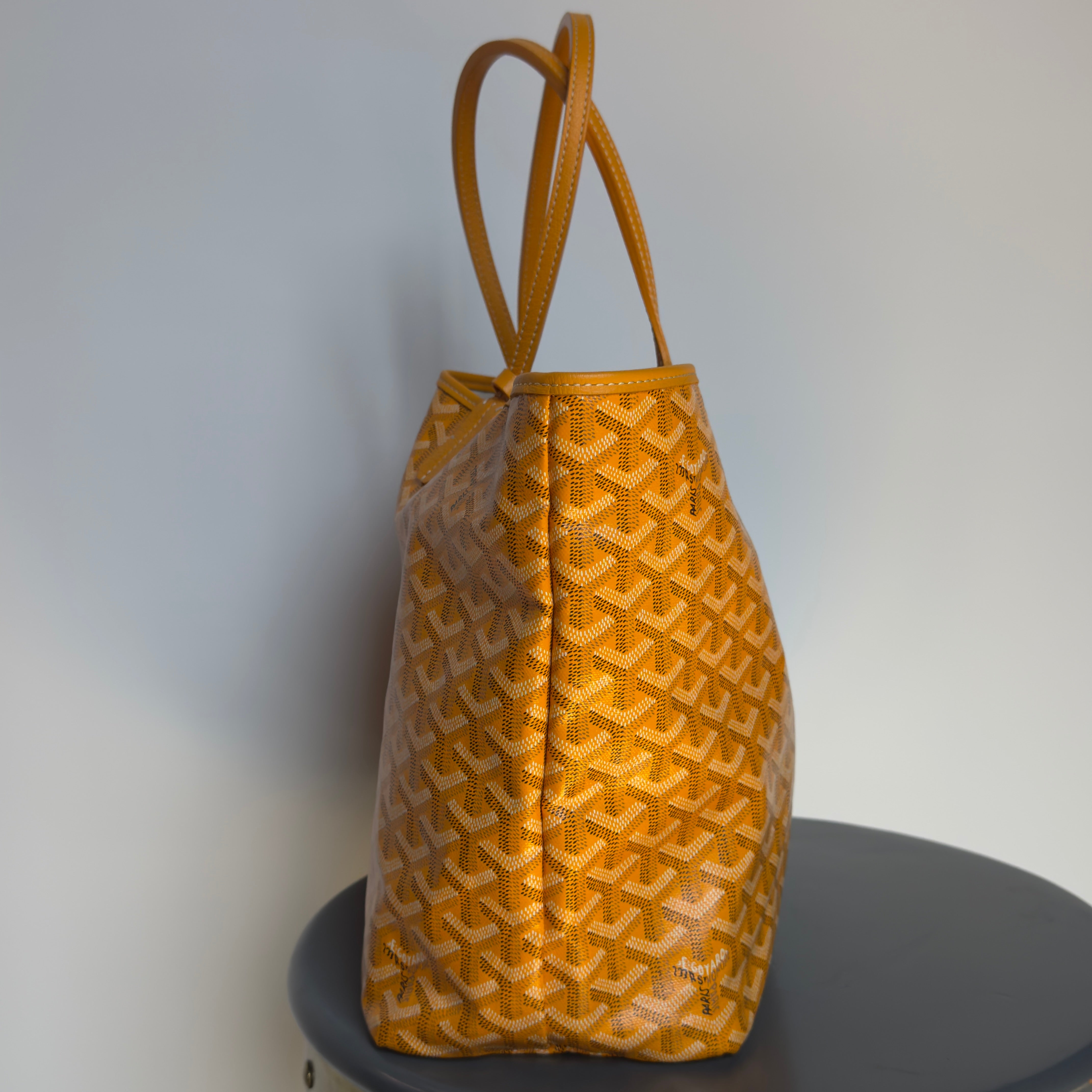 Goyard St Louis Tote Bag Yellow PM