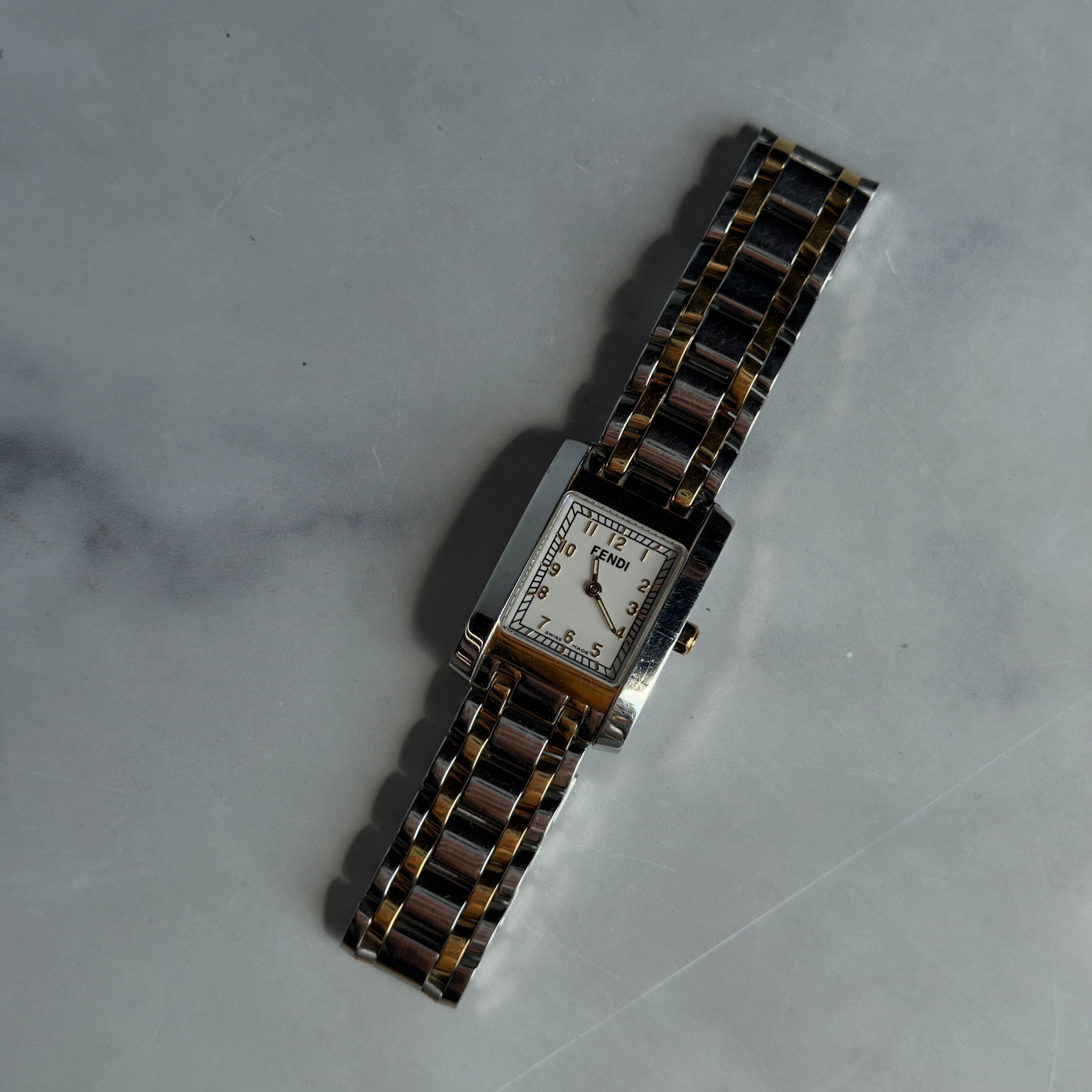 Vintage Fendi Two Tone 7000 Series Watch