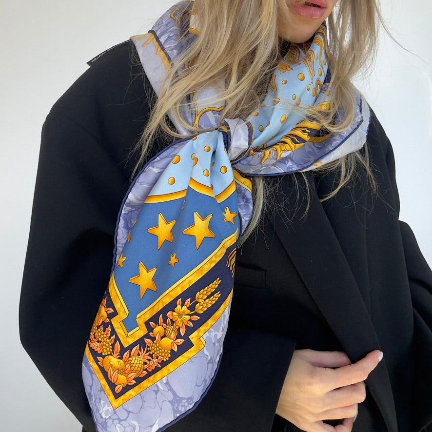 Hermes Carpe Diem Silk Scarf - Queen May