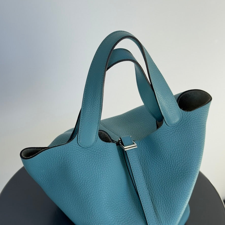 Hermes Picotin 22 Clemence Palladium Hardware - Queen May