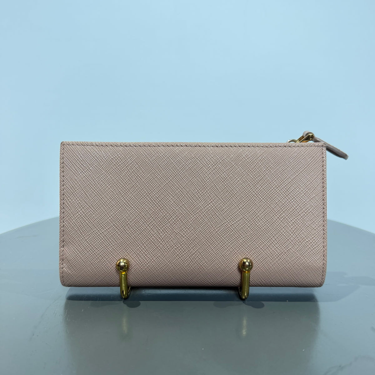 Prada Saffiano Wallet Beige