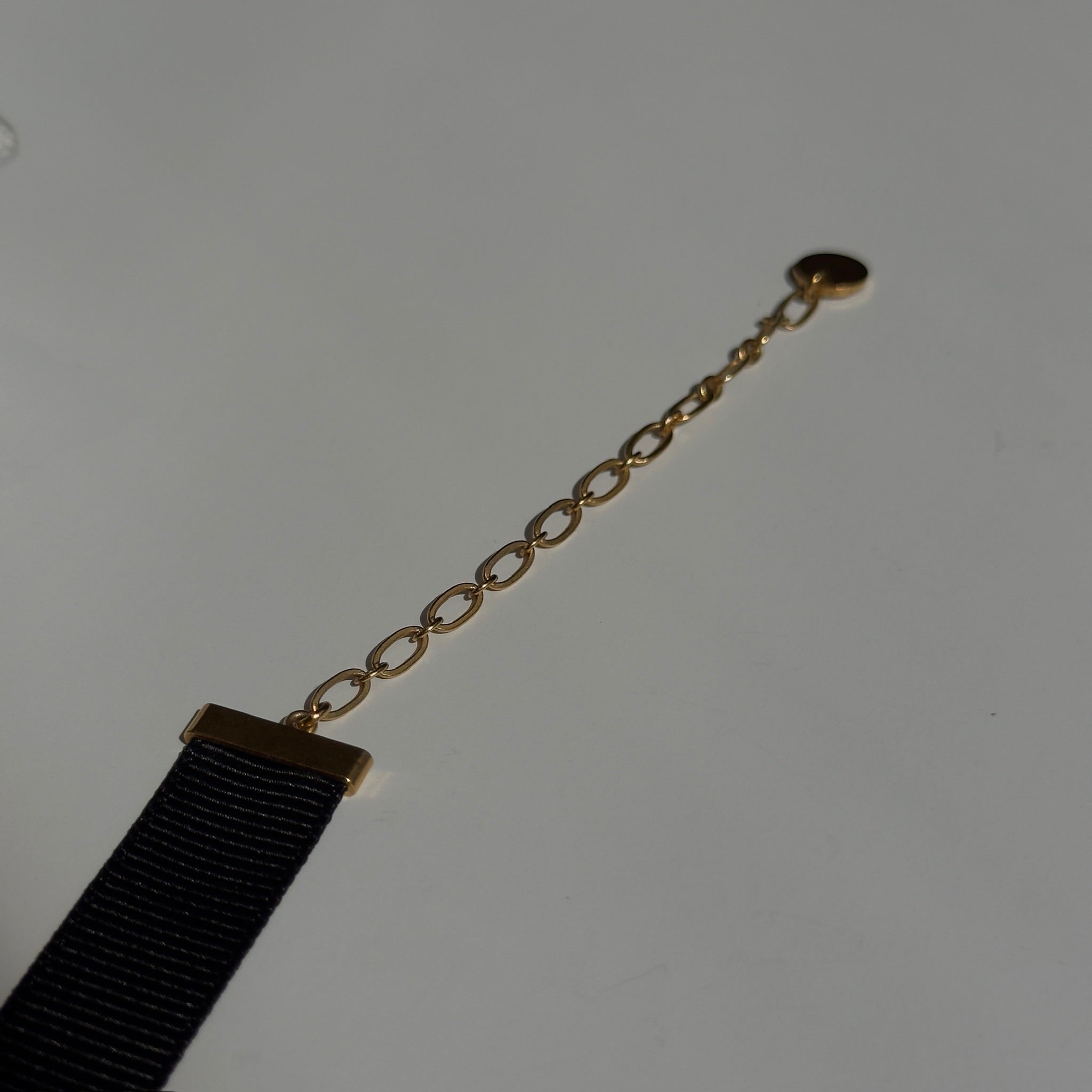Christian Dior D-Cameo Resin Ribbon Choker - Queen May
